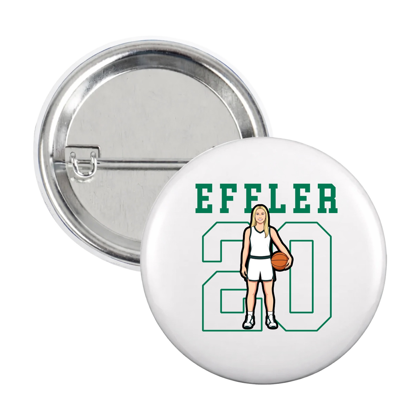 Game Day Button — Shirsey in White