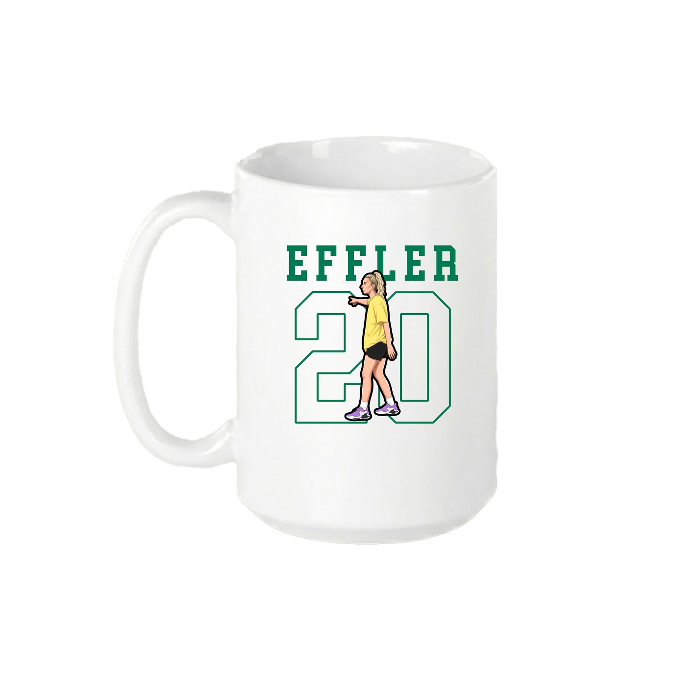 15oz Coffee Mug — Shirsey in White