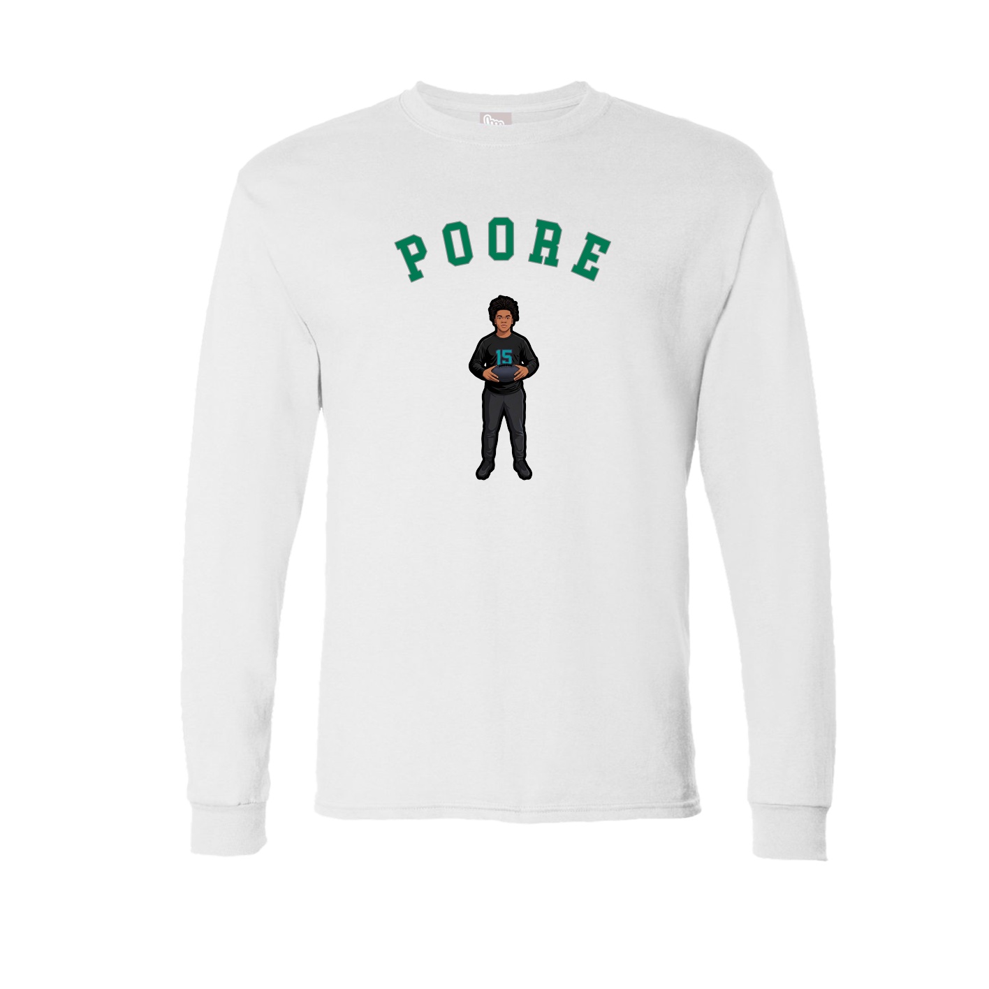 Long Sleeve Tee — Shirsey Arch in White