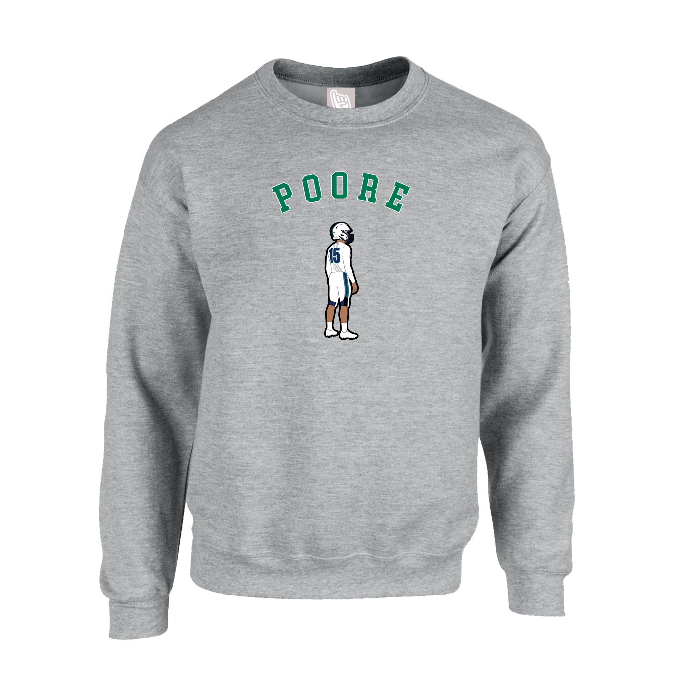 Fleece Crew — Shirsey Arch in Grey