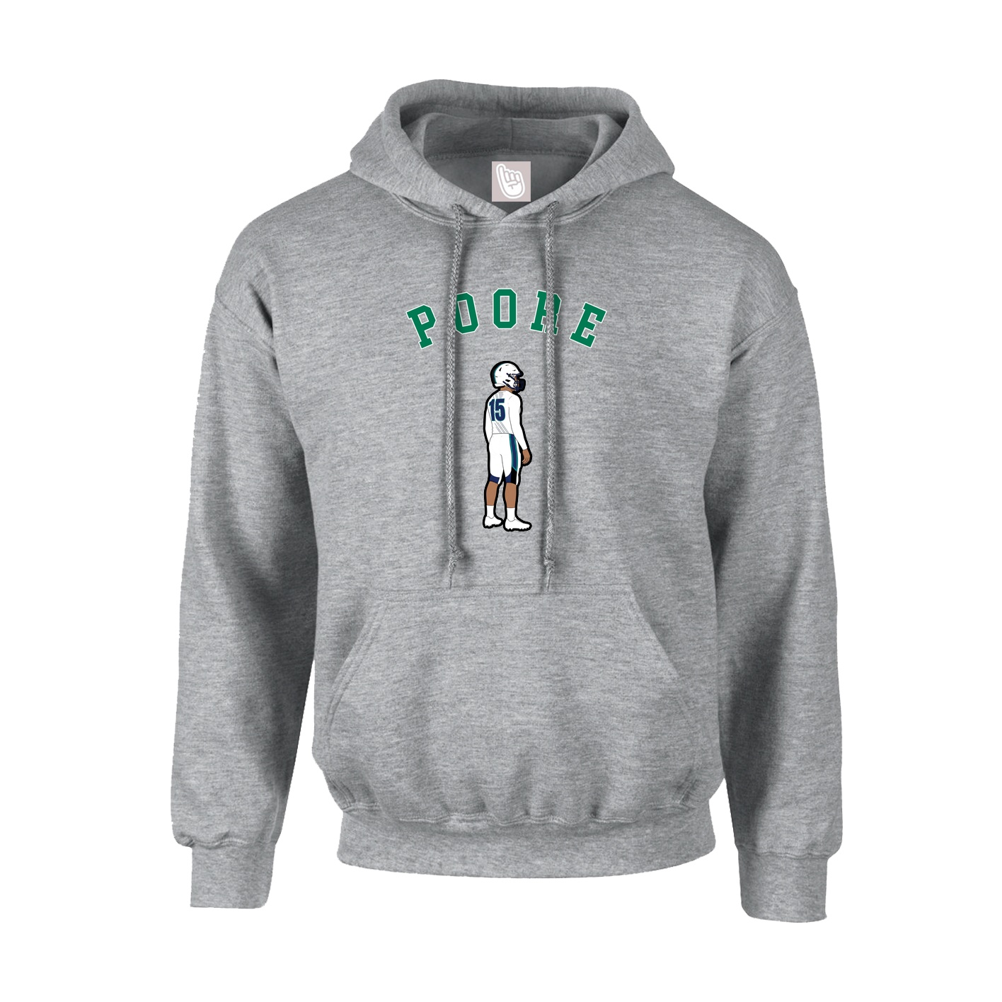 Youth Hoodie — Shirsey Arch in Grey