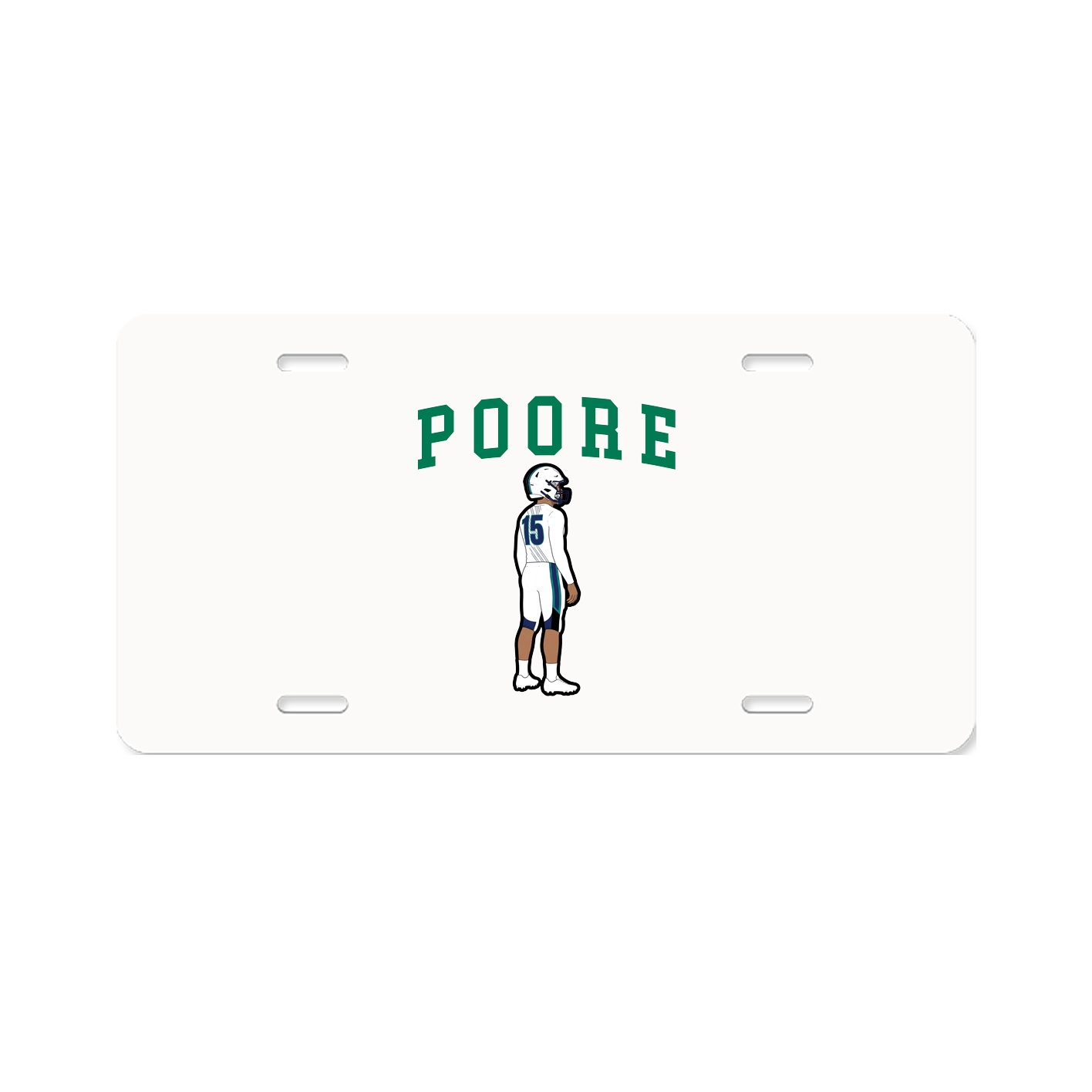 License Plate — Shirsey in Classic