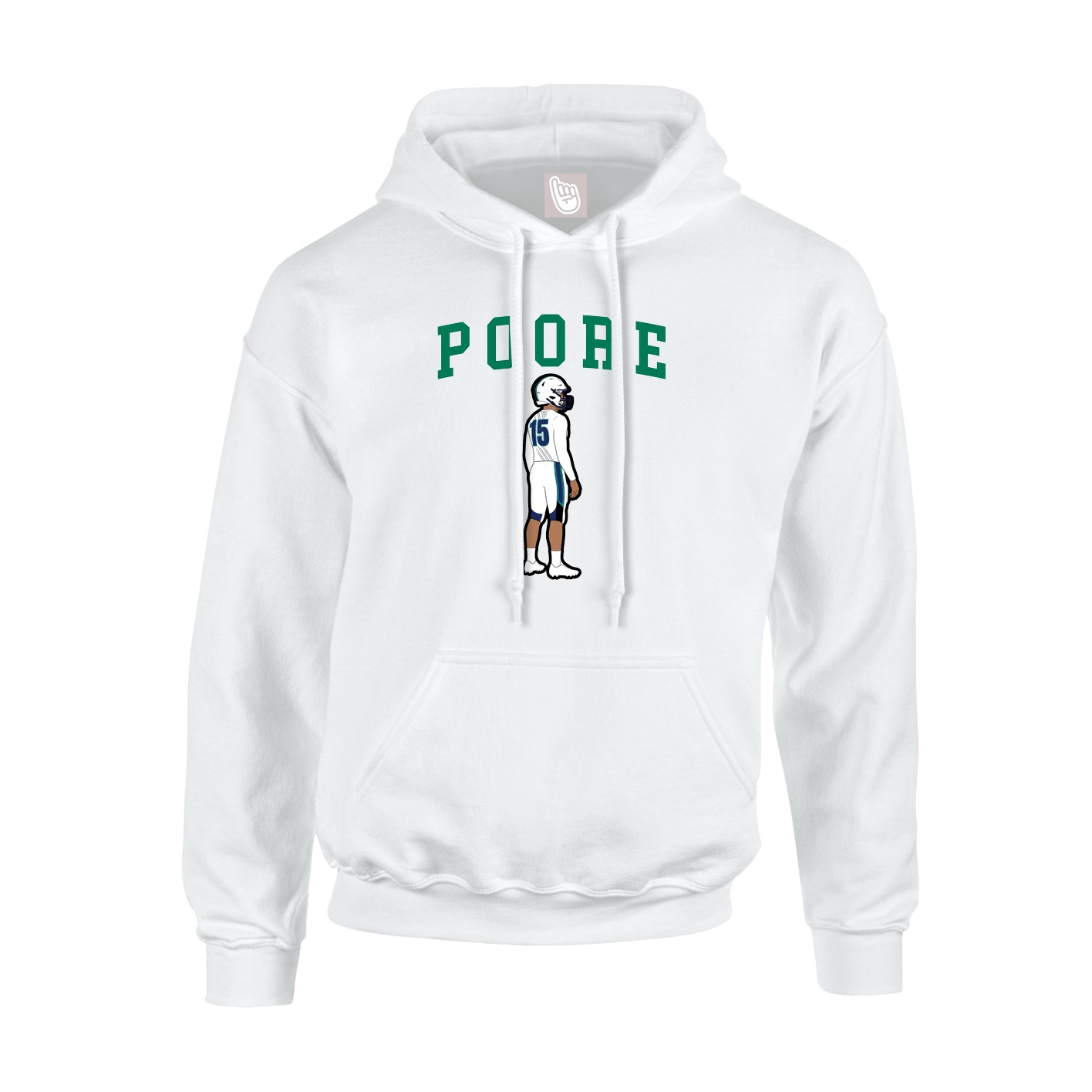 Youth Hoodie — Shirsey in White