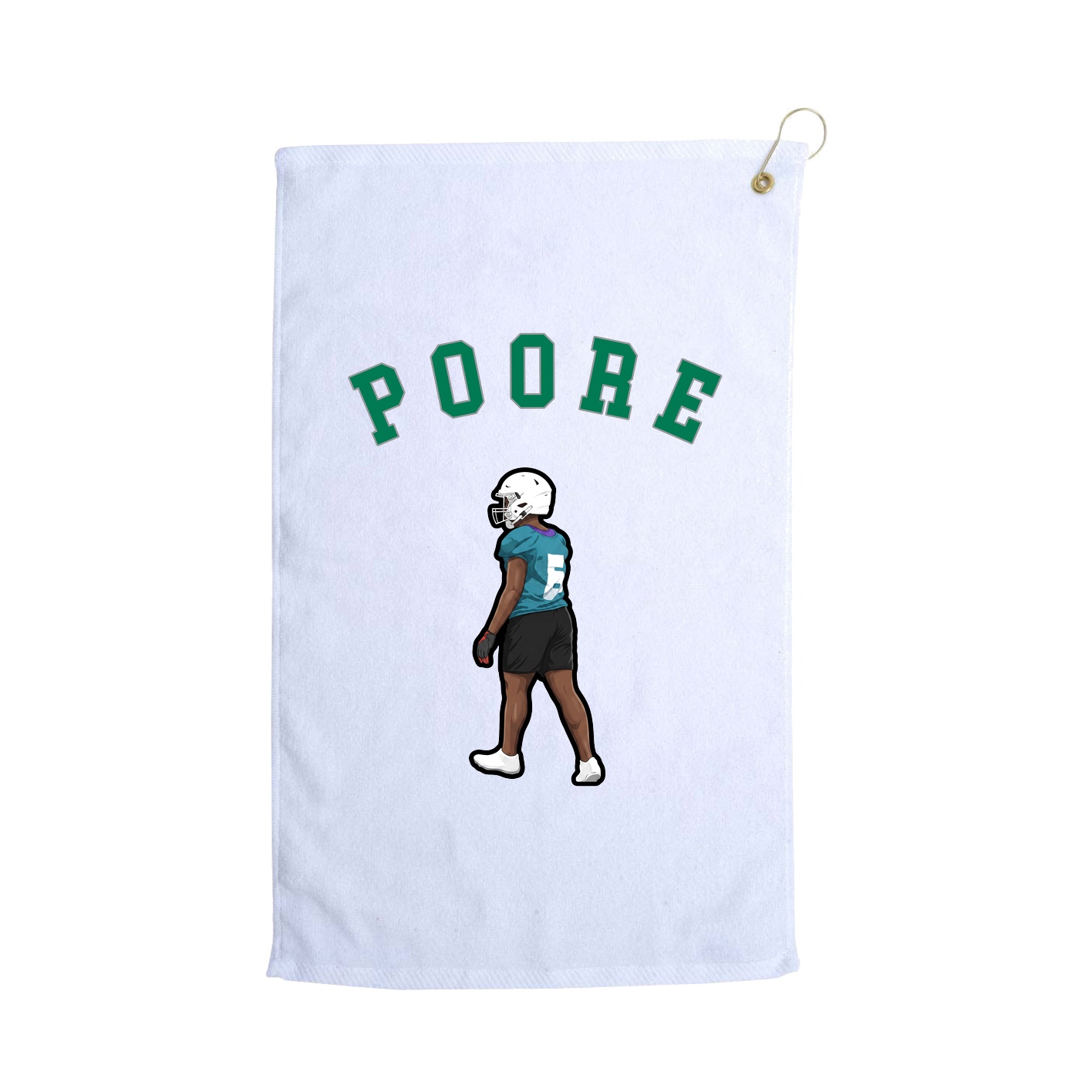 Golf Towel — Shirsey Arch in White