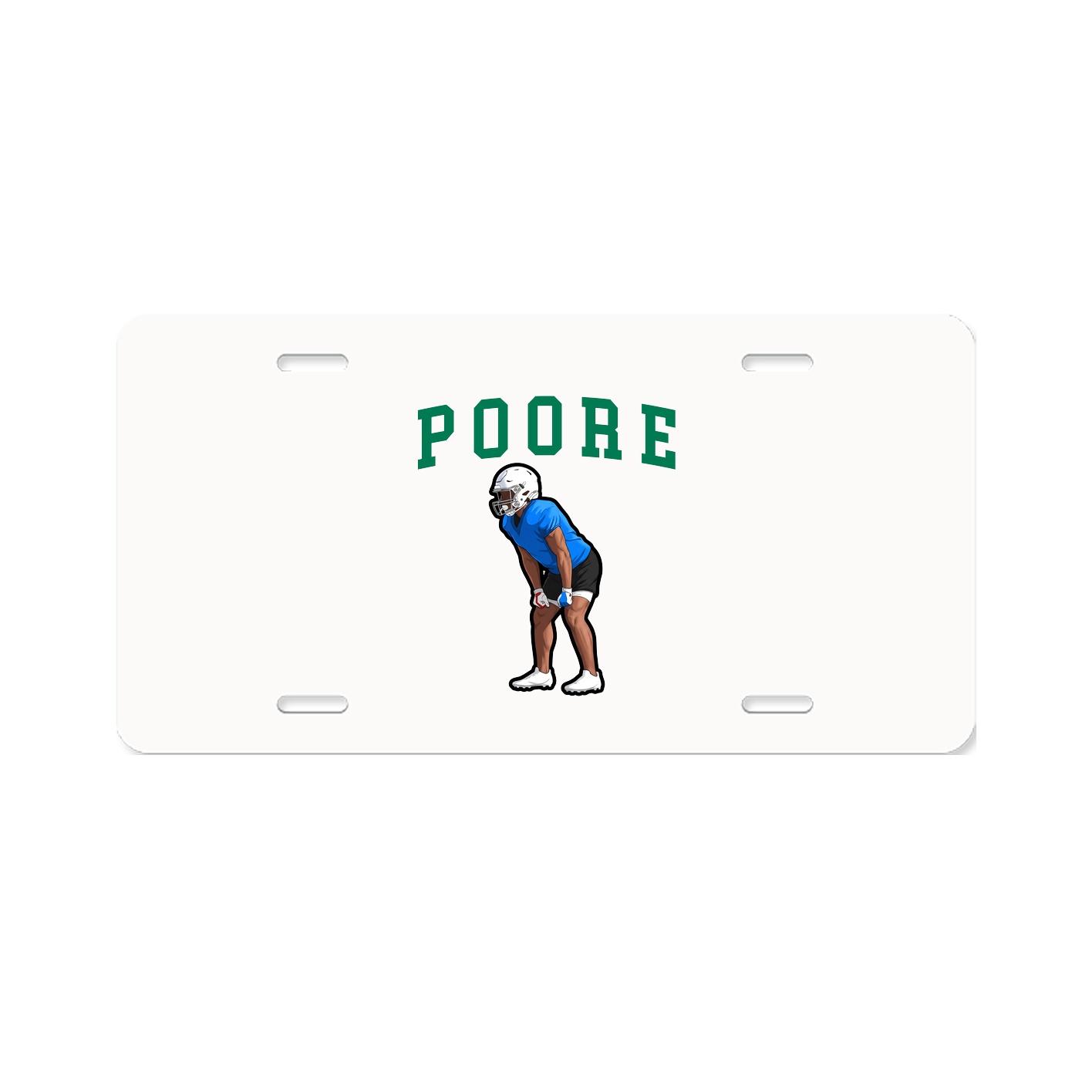 License Plate — Shirsey in Classic