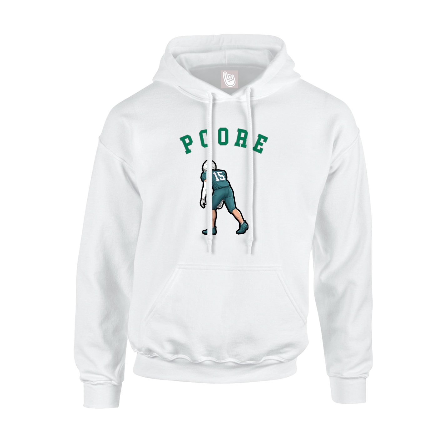 Hoodie — Shirsey Arch in White