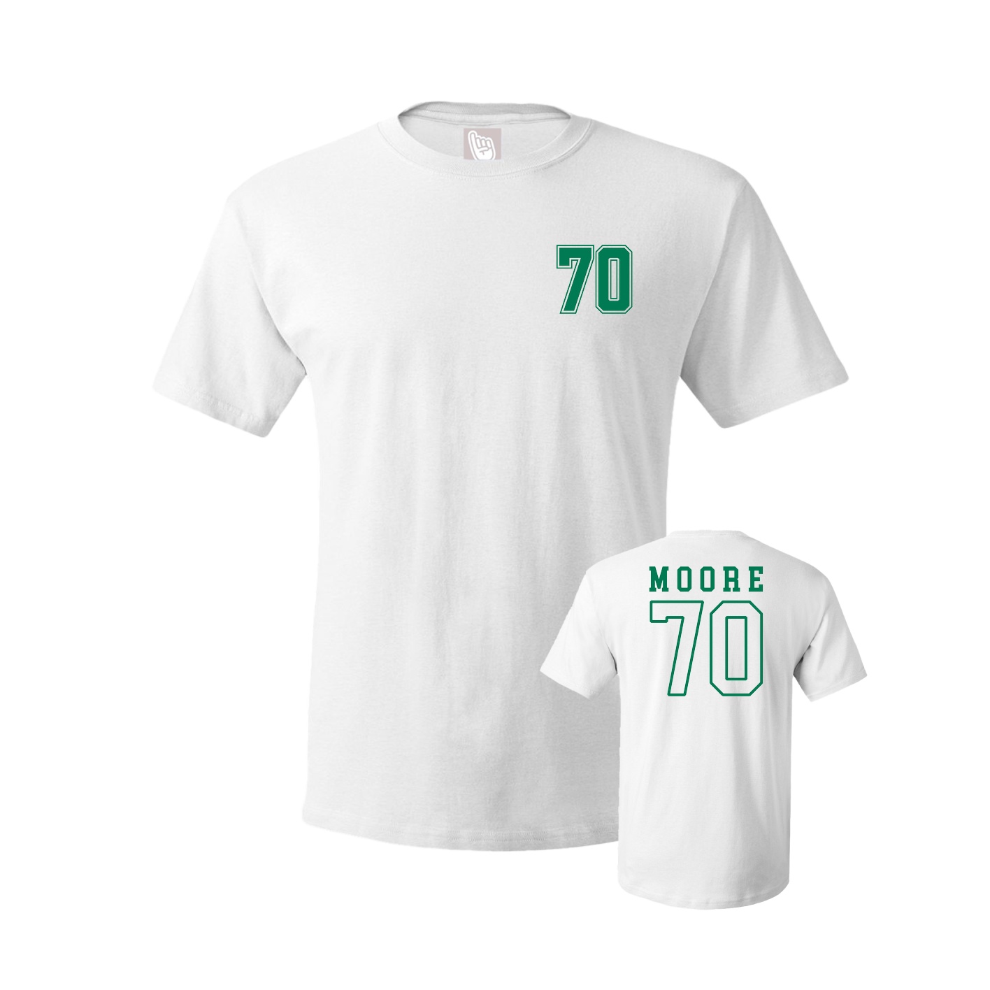 Tee — Chest Back in White