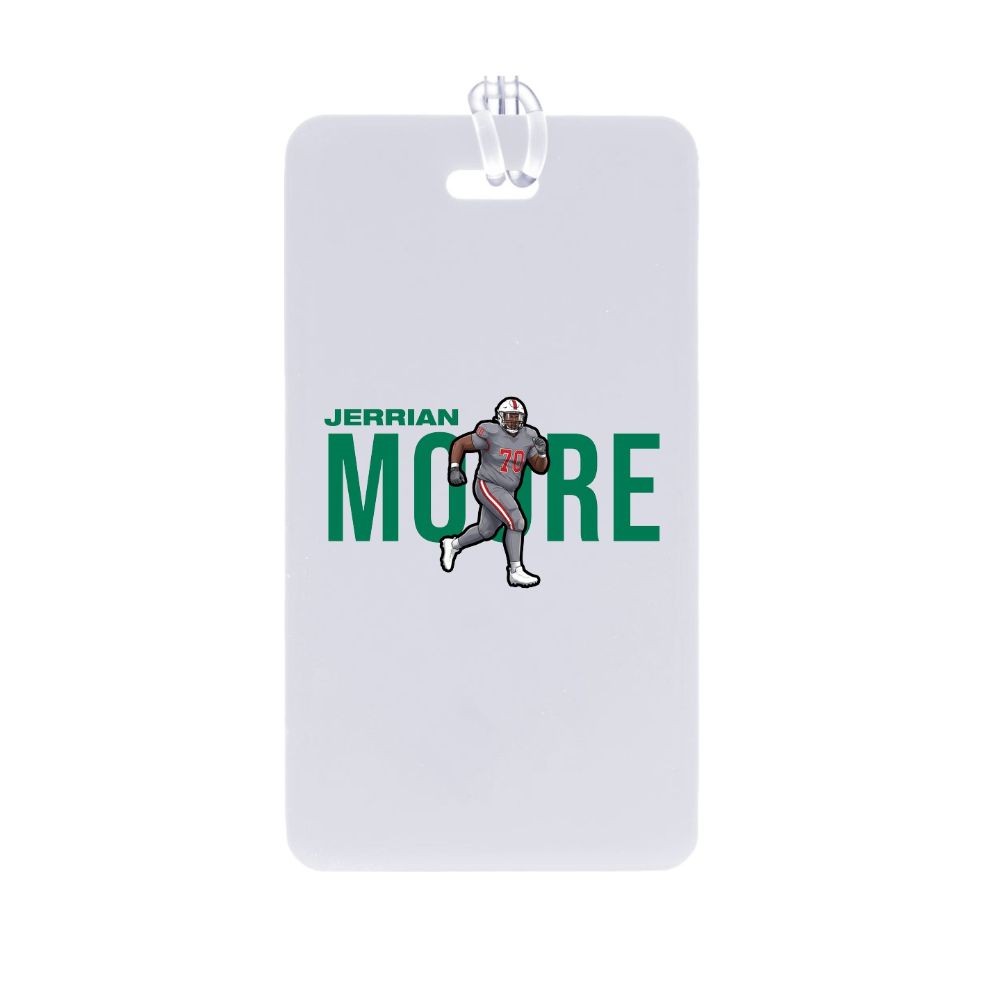 Bag Tag — Player Name in Classic
