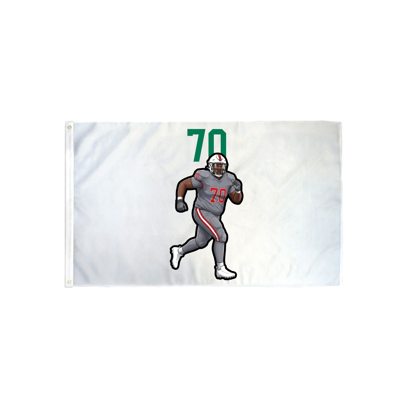 3x5 Flag — Number Top in Classic