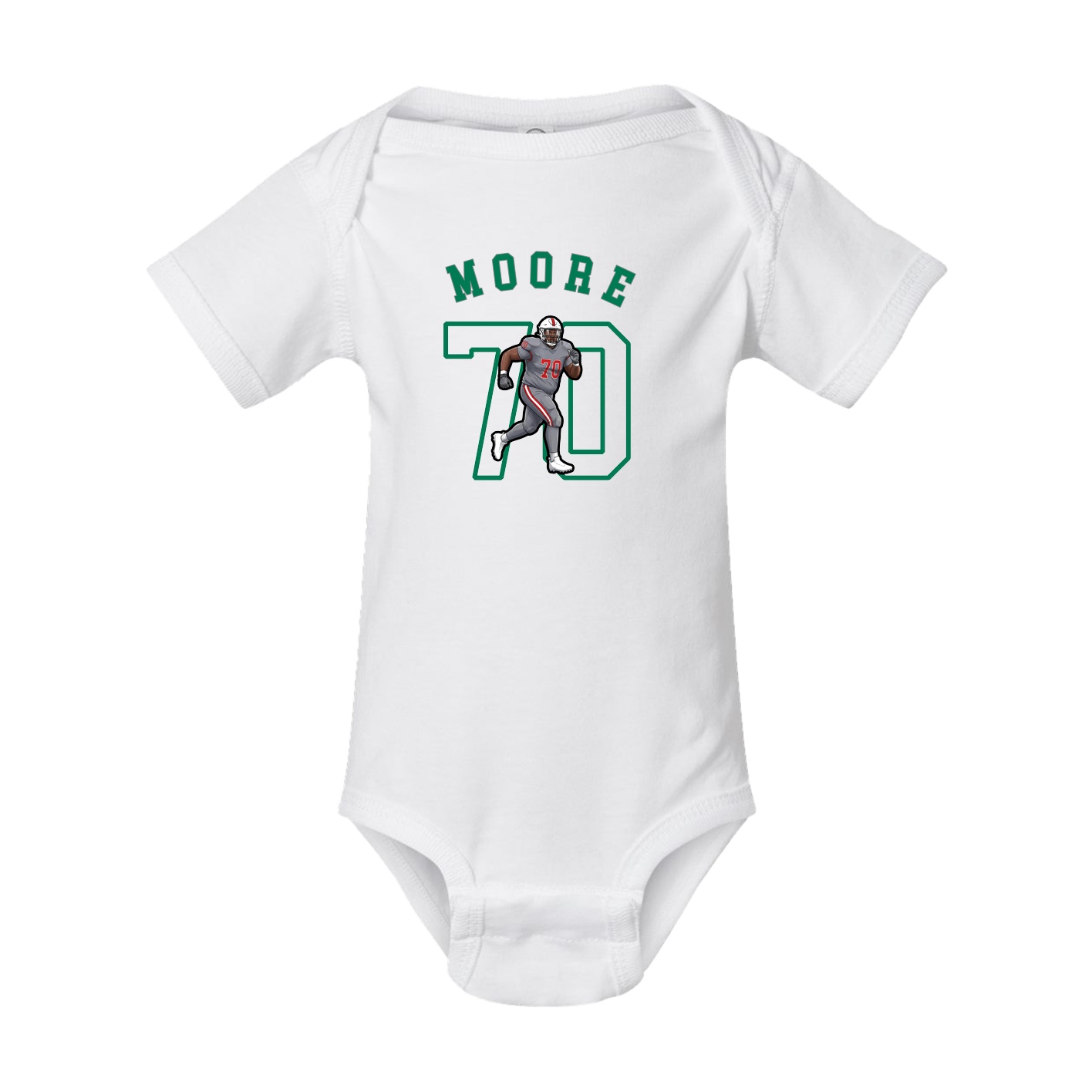 Baby Onesie — Shirsey Arch in White
