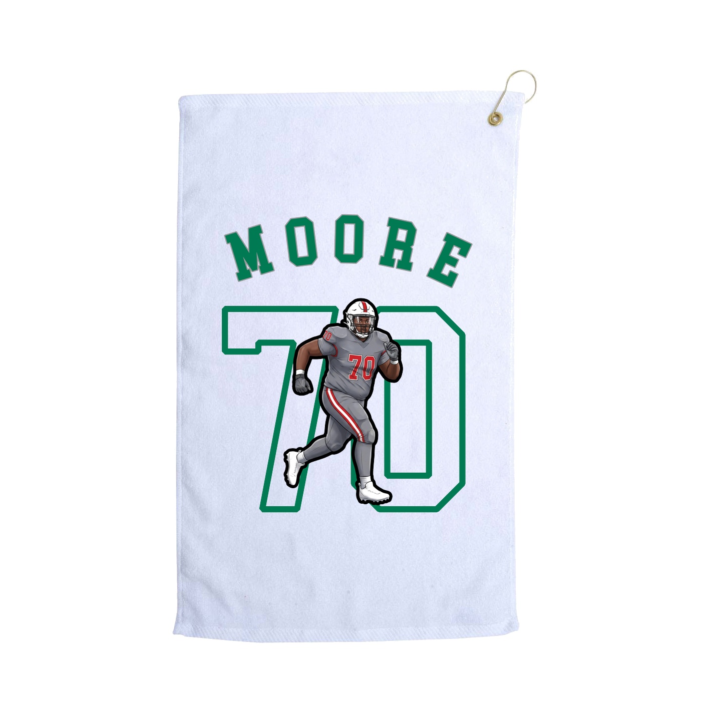 Golf Towel — Shirsey Arch in White