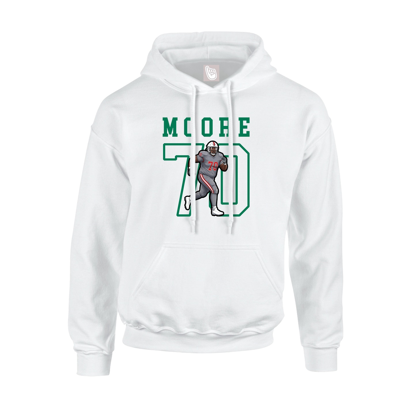 Youth Hoodie — Shirsey in White