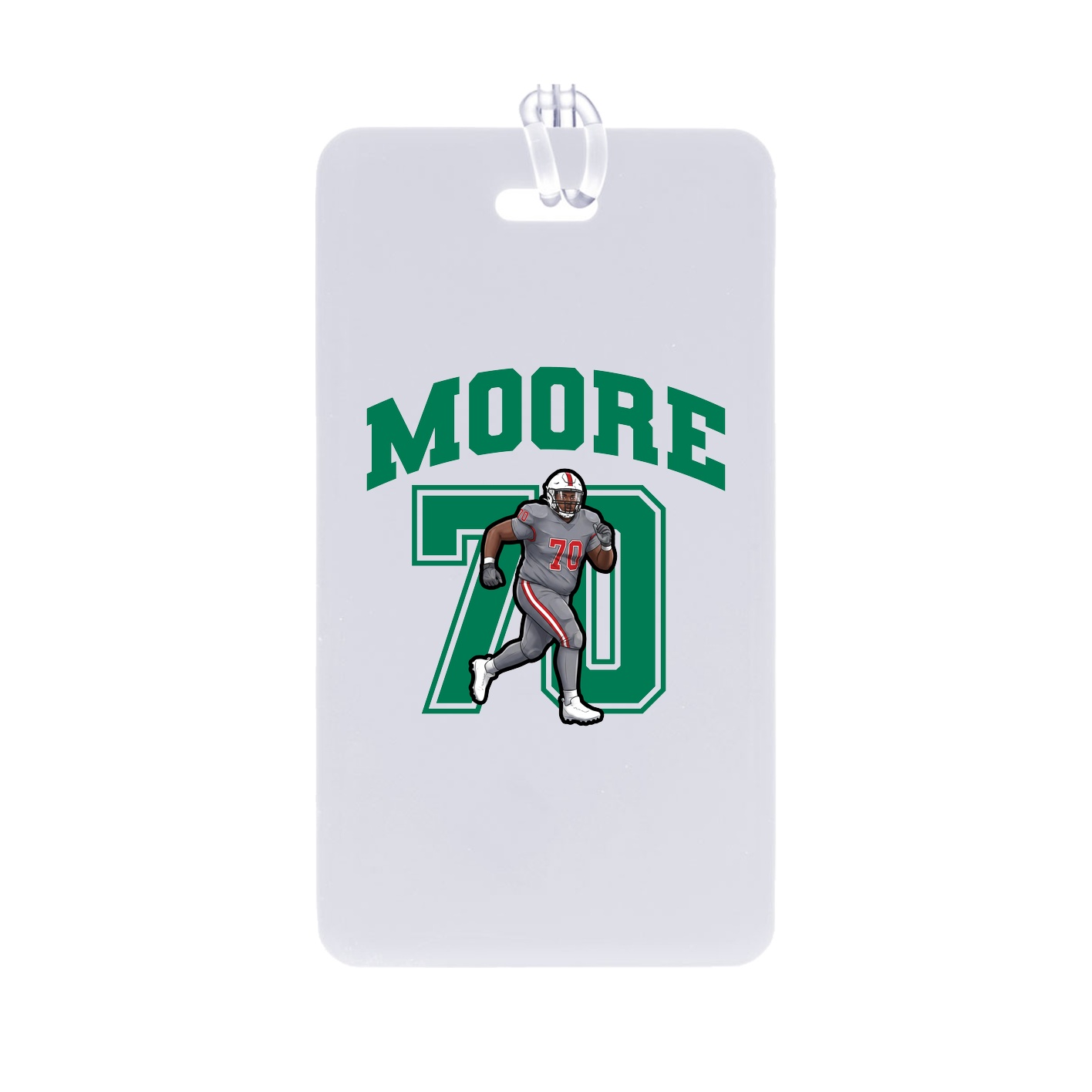 Bag Tag — Number in Classic