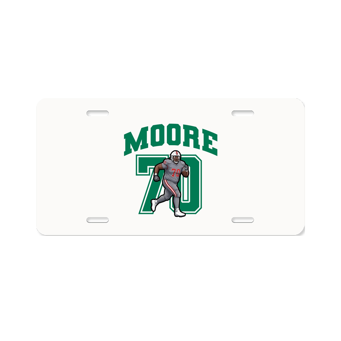 License Plate — Number in Classic