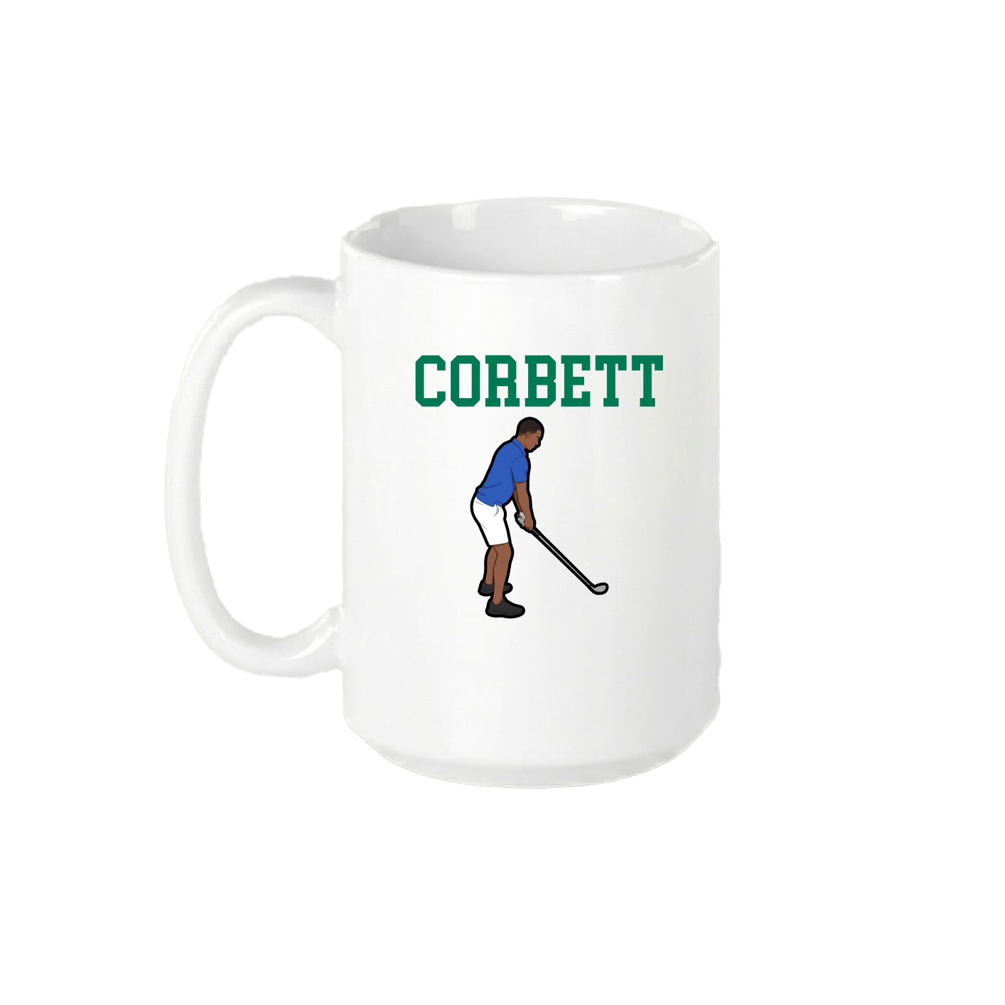 15oz Coffee Mug — Shirsey in White