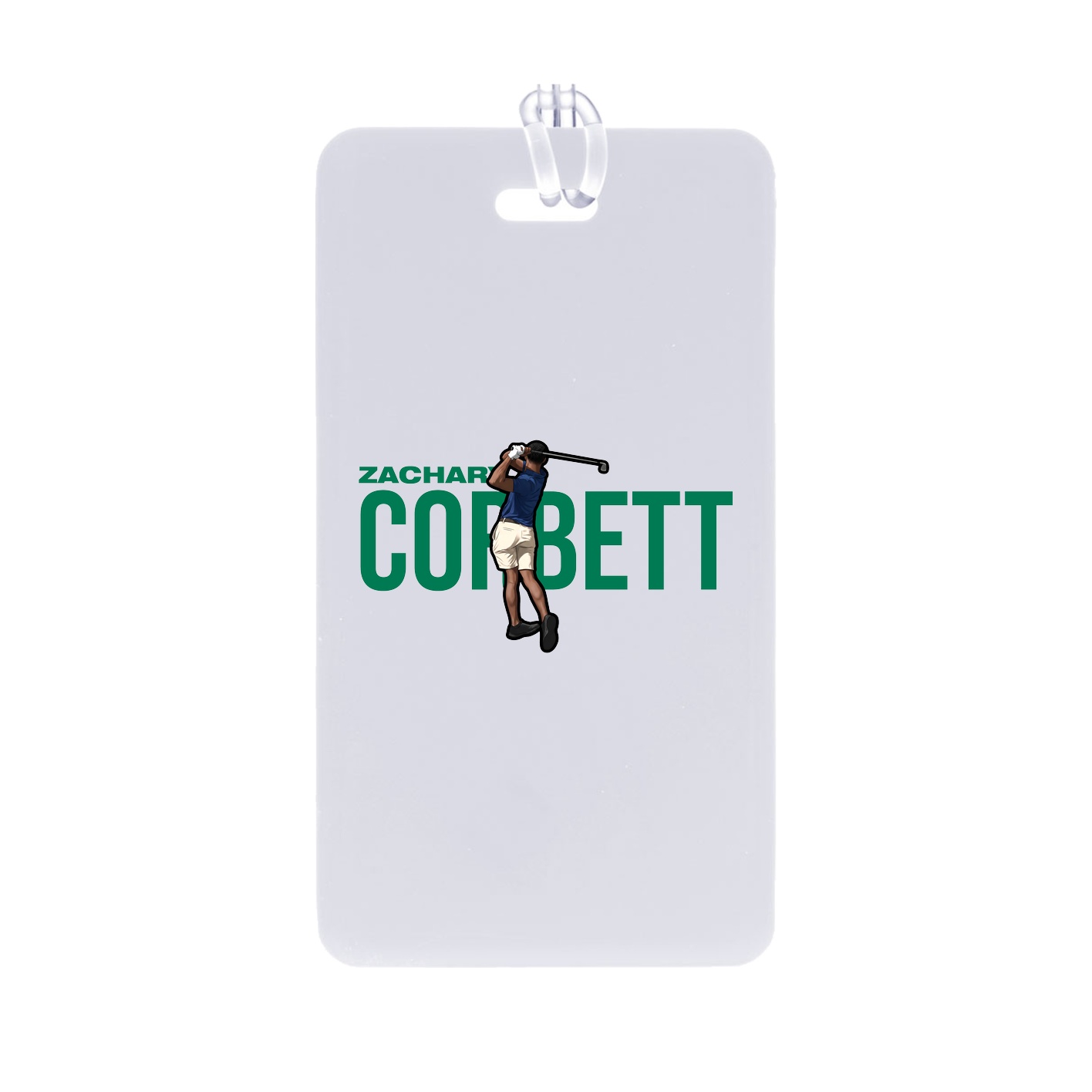 Bag Tag — Player Name in Classic
