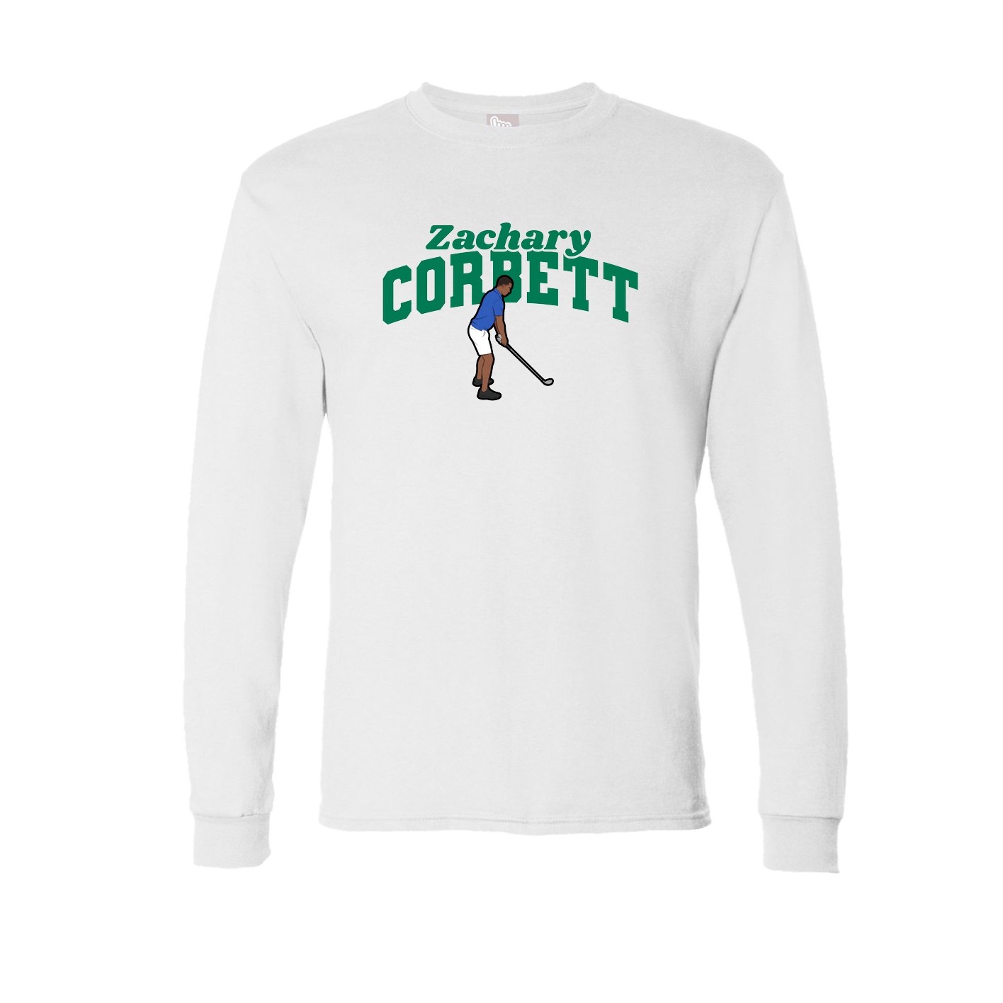 Long Sleeve Tee — Signature Arch in White