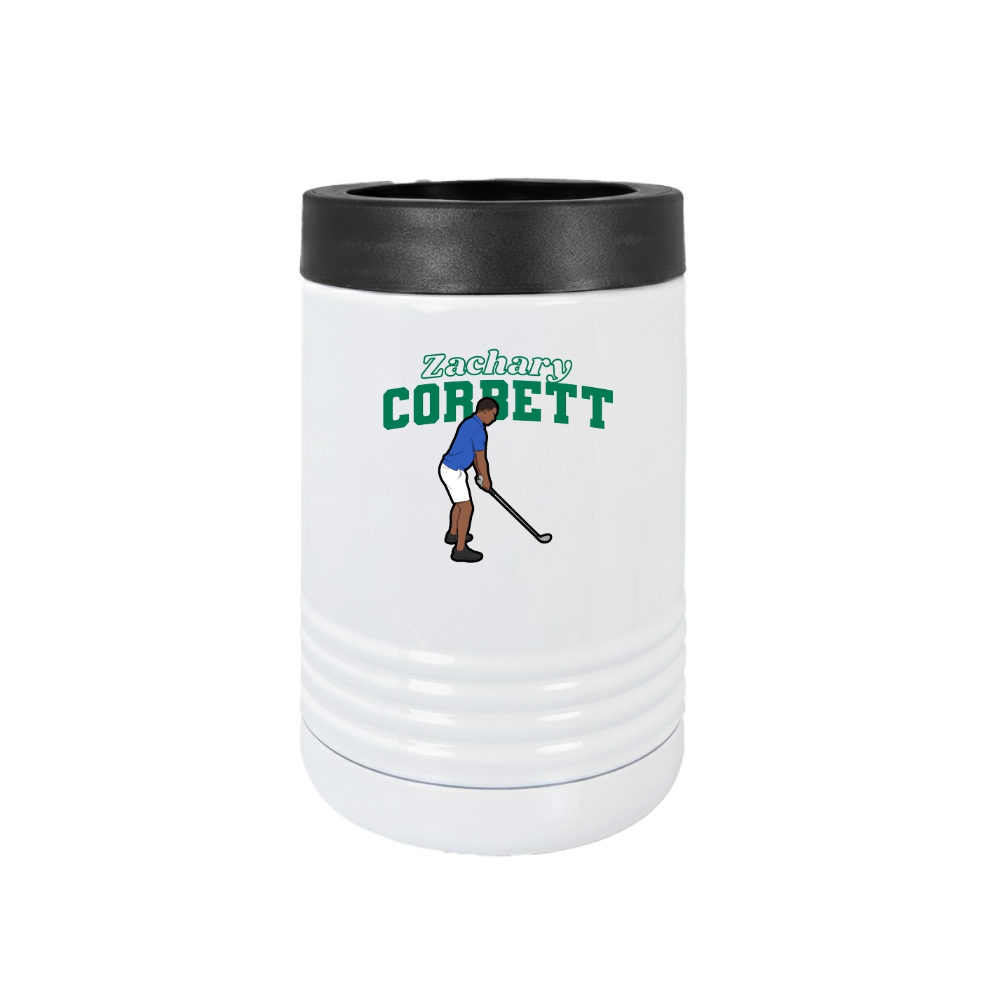 Beverage Holder — Name Arch in White