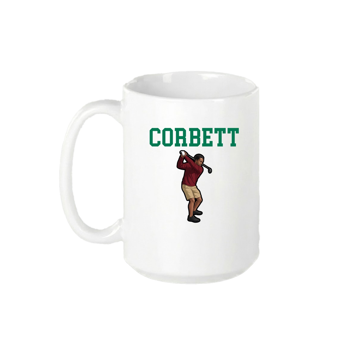 15oz Coffee Mug — Shirsey in White