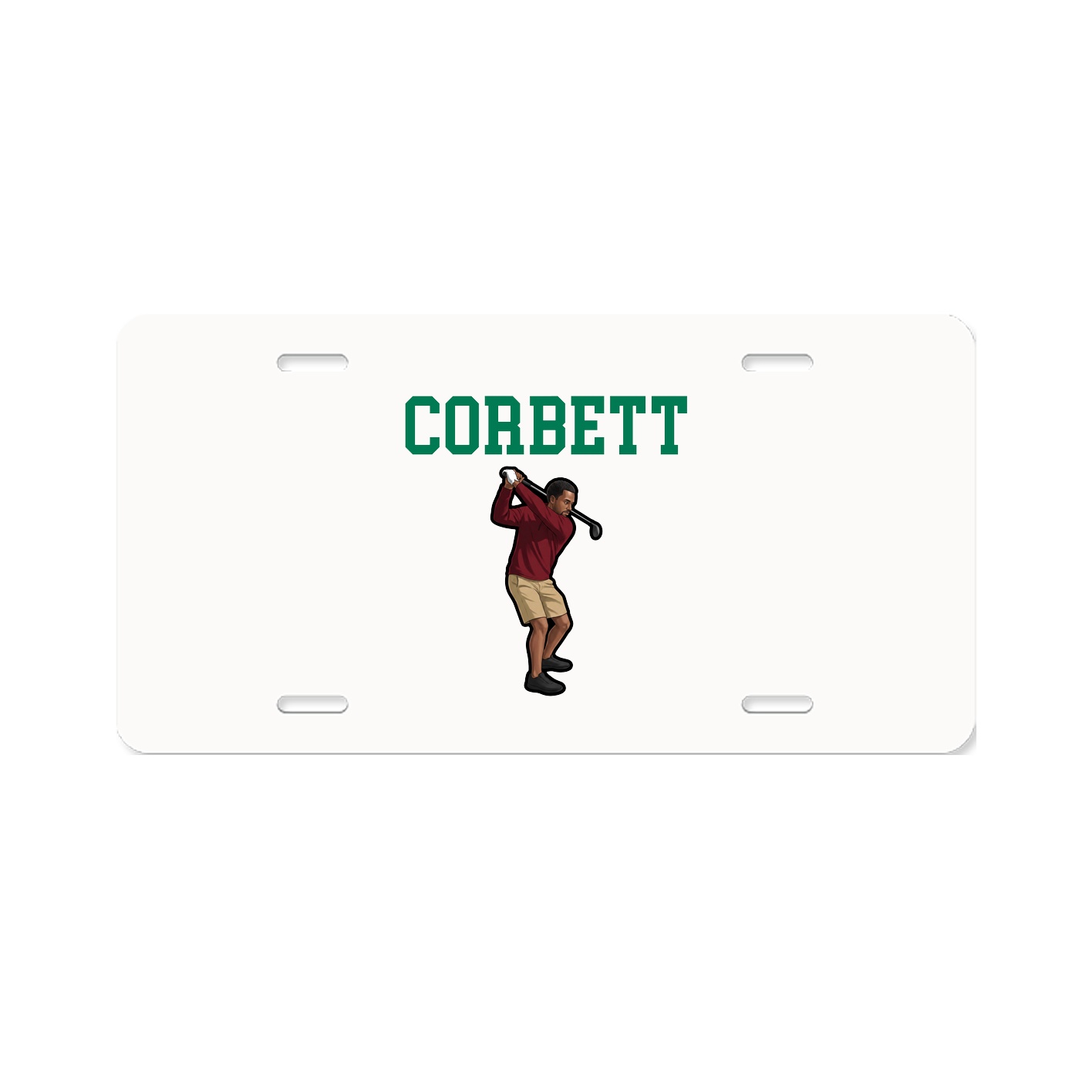 License Plate — Shirsey in Classic
