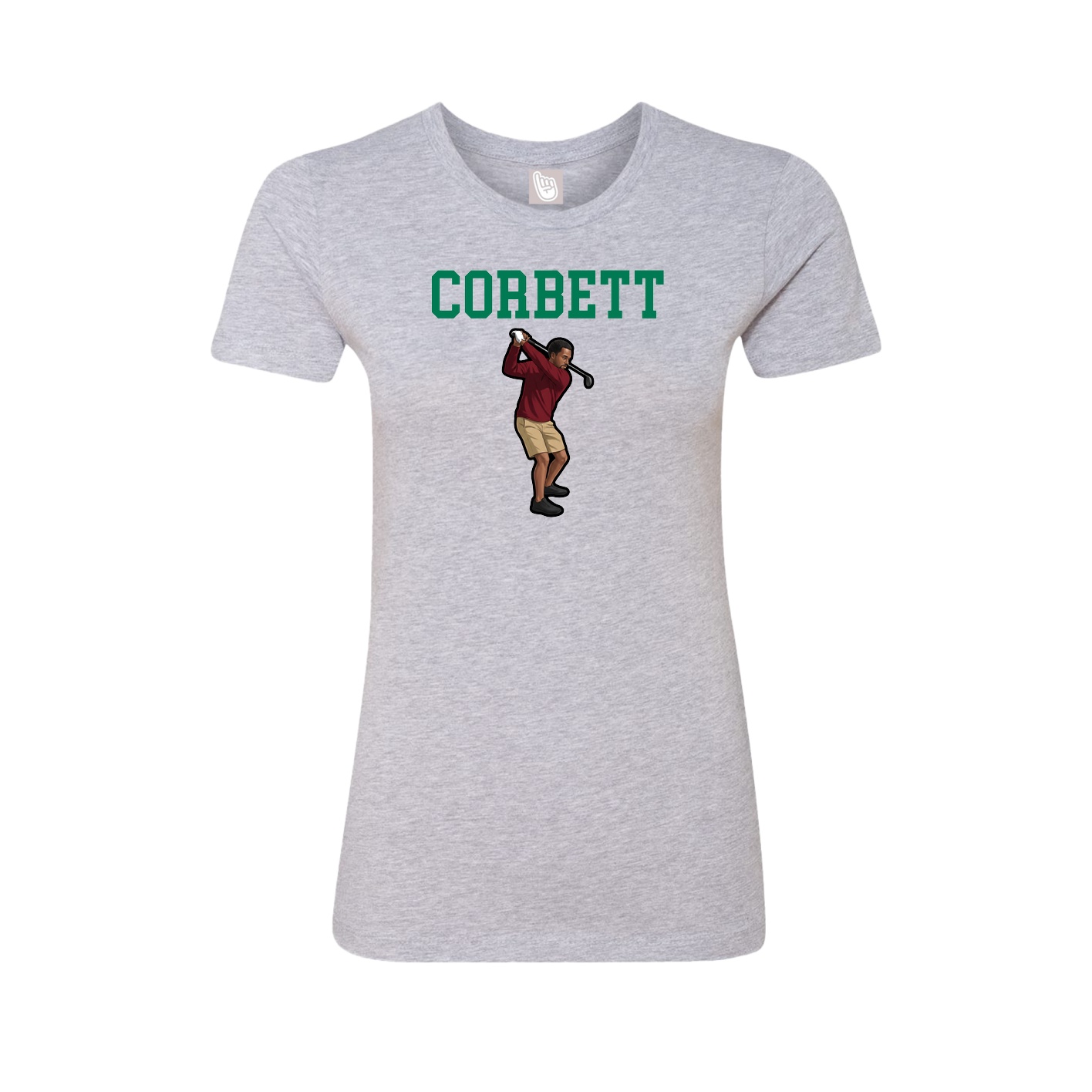 Fitted Women's Tee — Shirsey in Grey