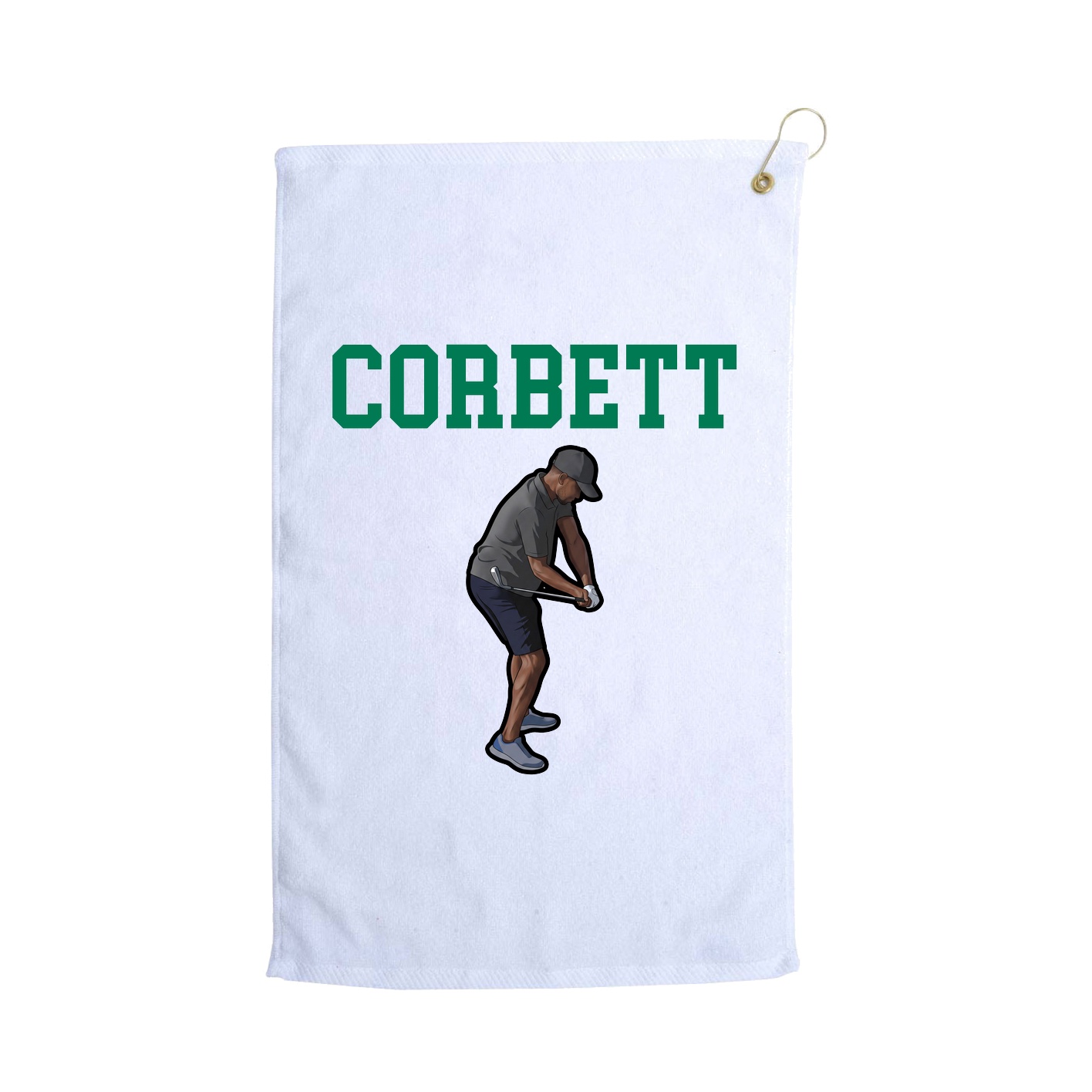 Golf Towel — Shirsey in White