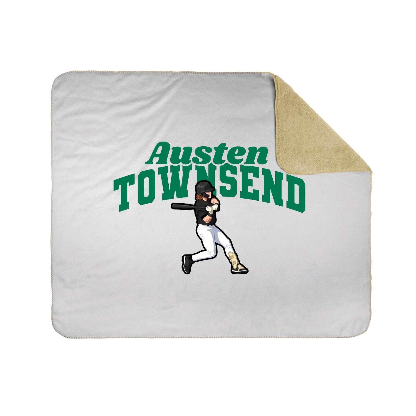 Throw Blanket — Signature Arch in White