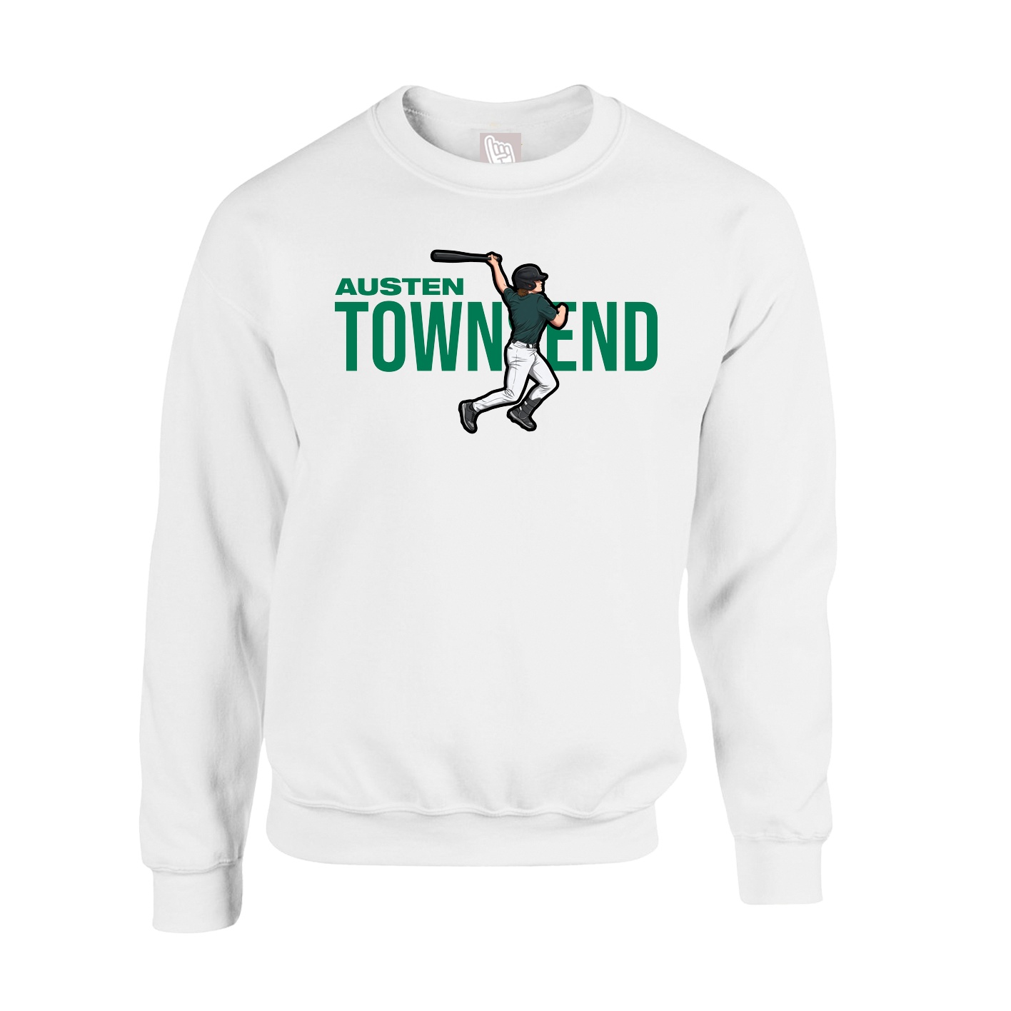 Fleece Crew — Player Name in White