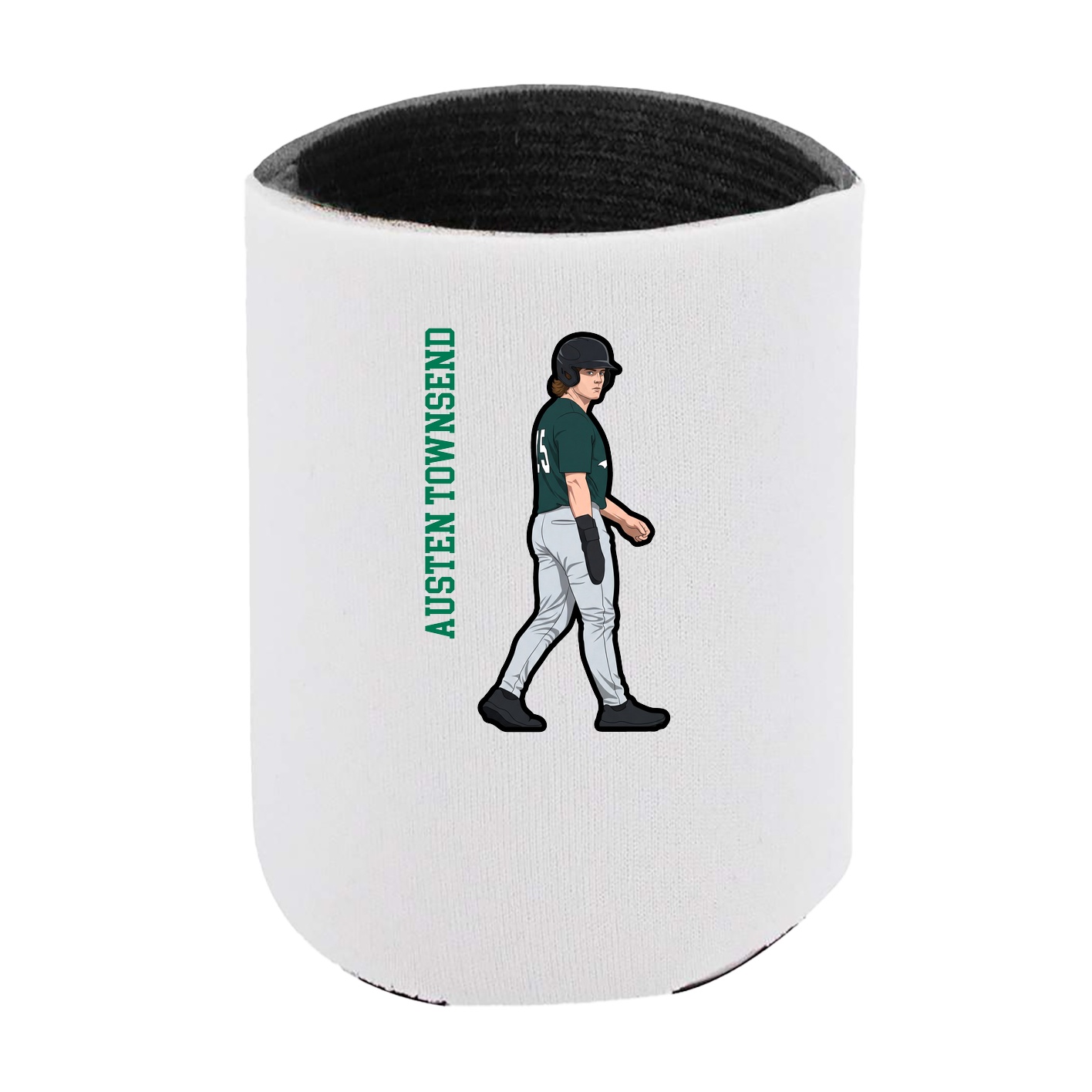 Can Holder — Name Vertical in White