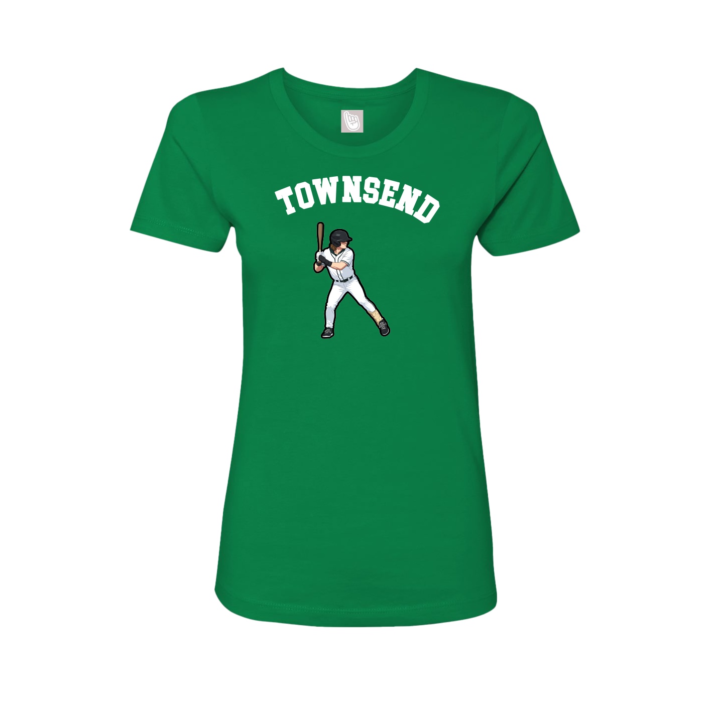 Fitted Women's Tee — Shirsey Arch in Green