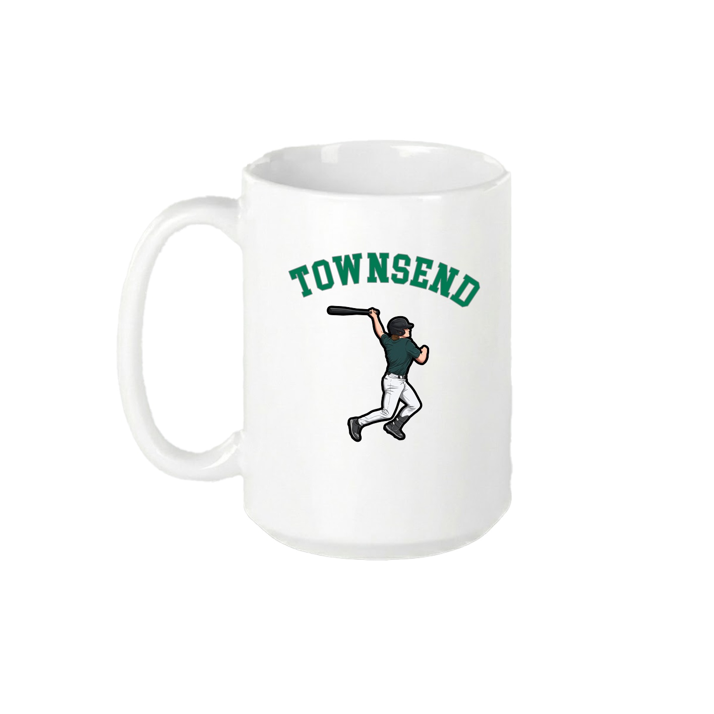 15oz Coffee Mug — Shirsey Arch in White