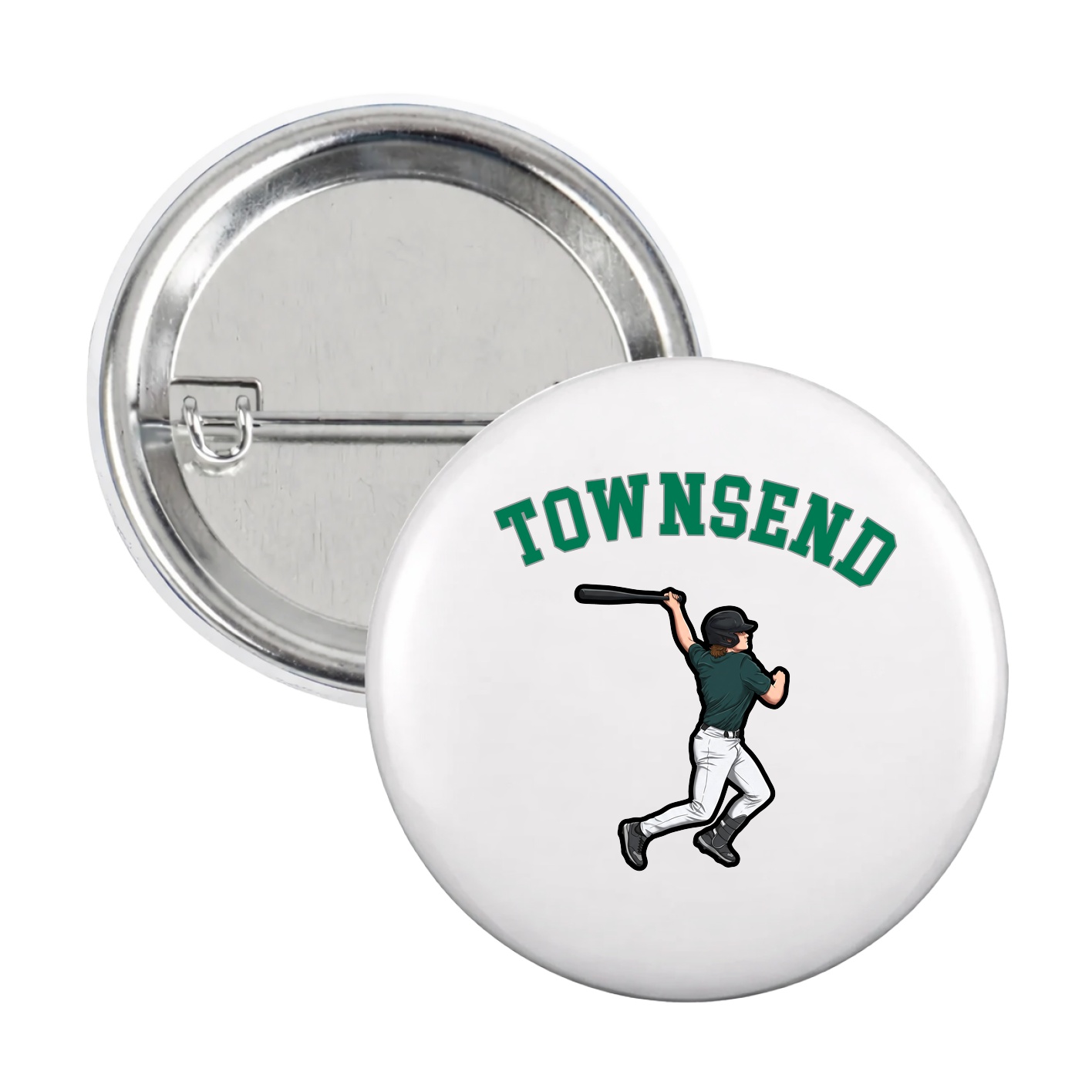 Game Day Button — Shirsey Arch in White