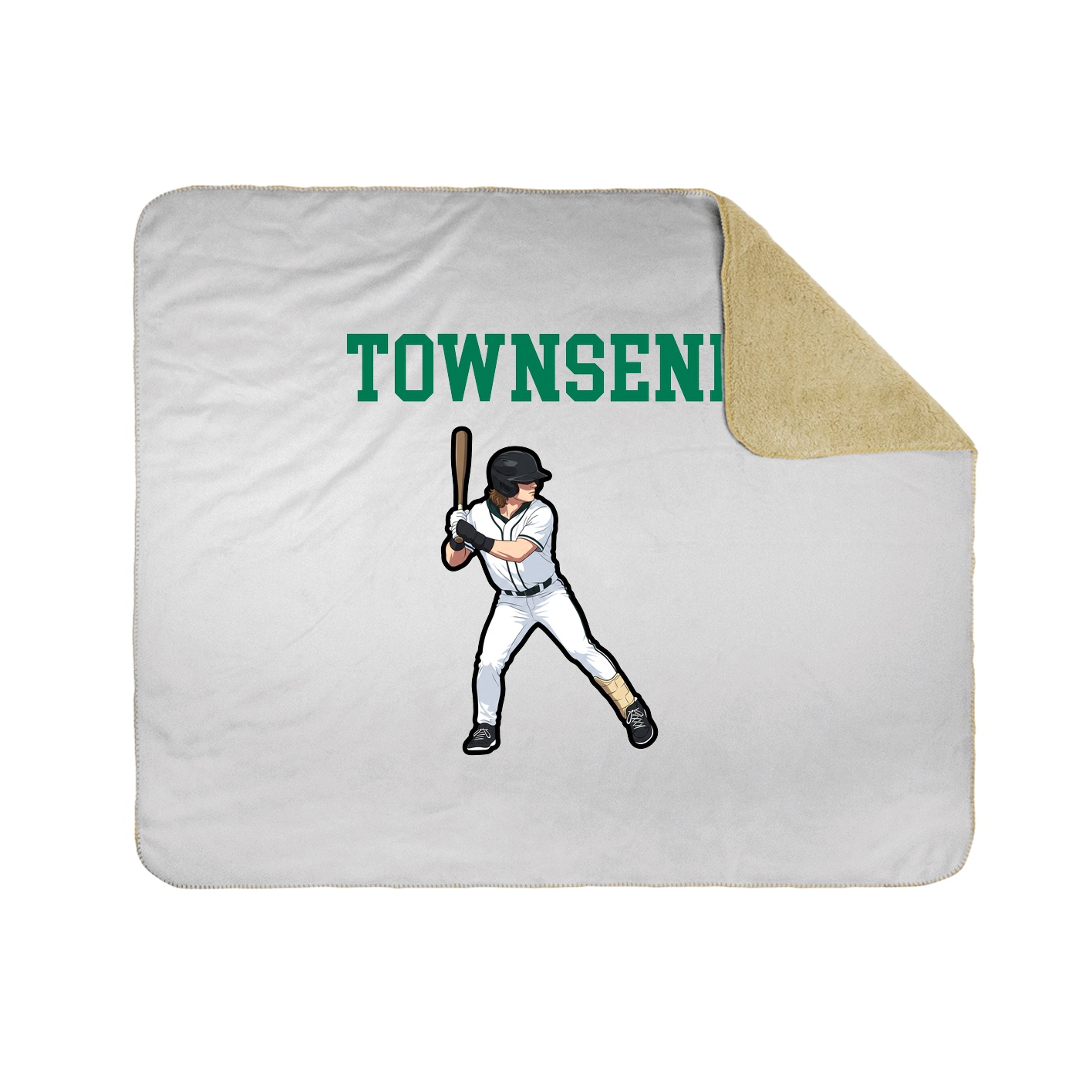 Throw Blanket — Shirsey in White