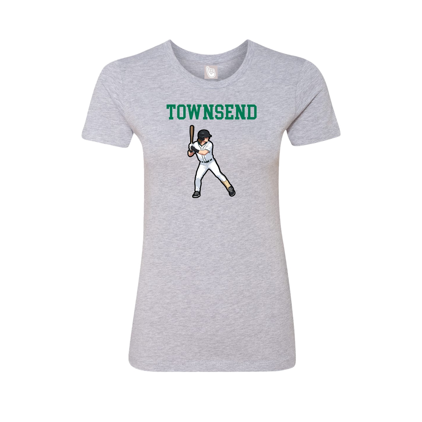 Fitted Women's Tee — Shirsey in Grey