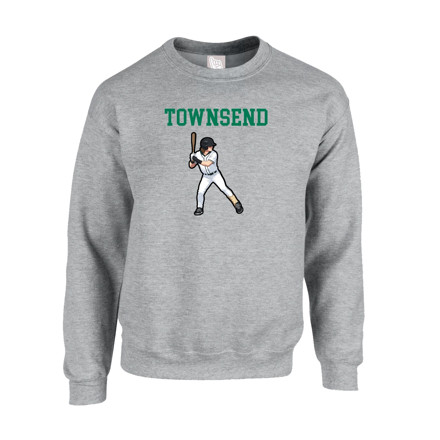 Fleece Crew — Shirsey in Grey