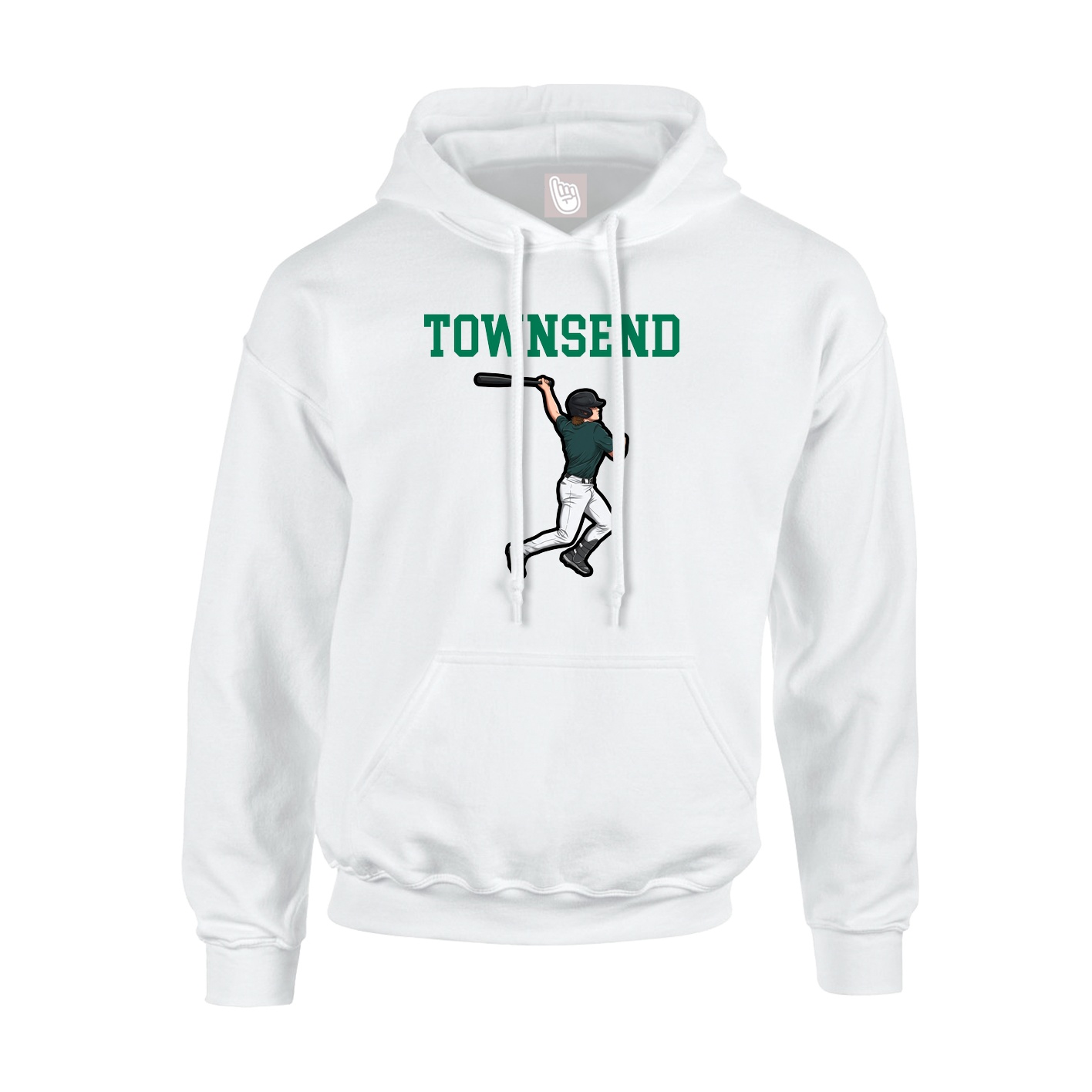 Hoodie — Shirsey in White
