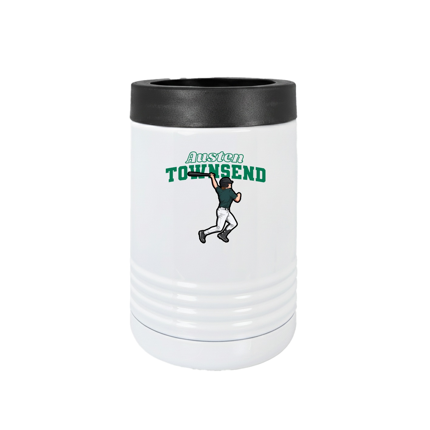 Beverage Holder — Name Arch in White
