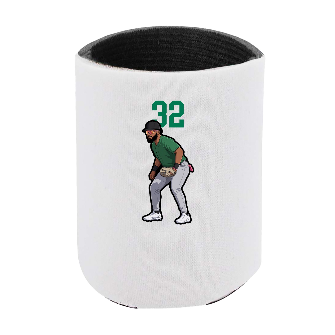 Can Holder — Number Top in White