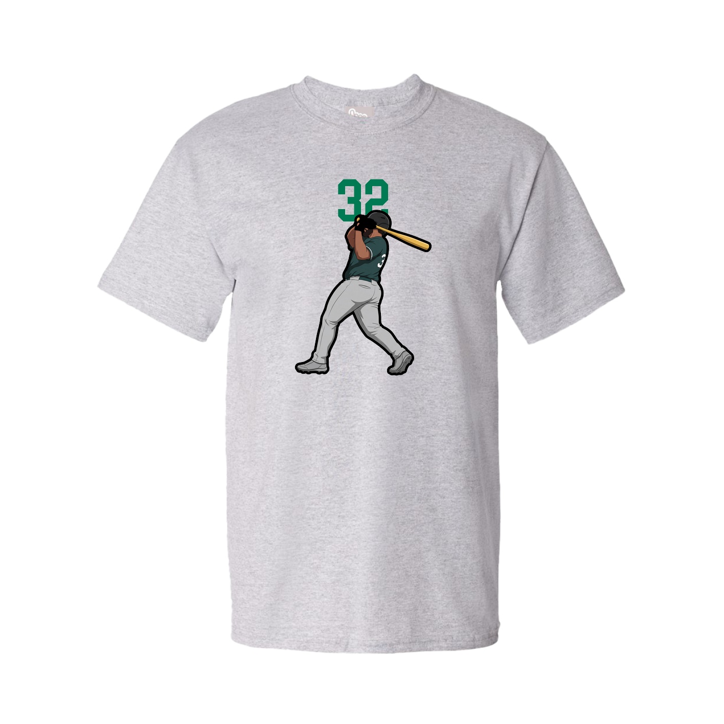 Tee — Number Top in Grey