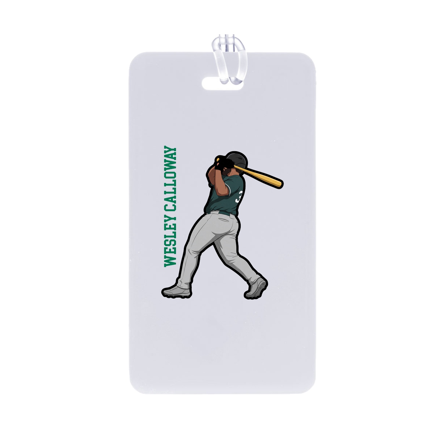 Bag Tag — Name Vertical in Classic