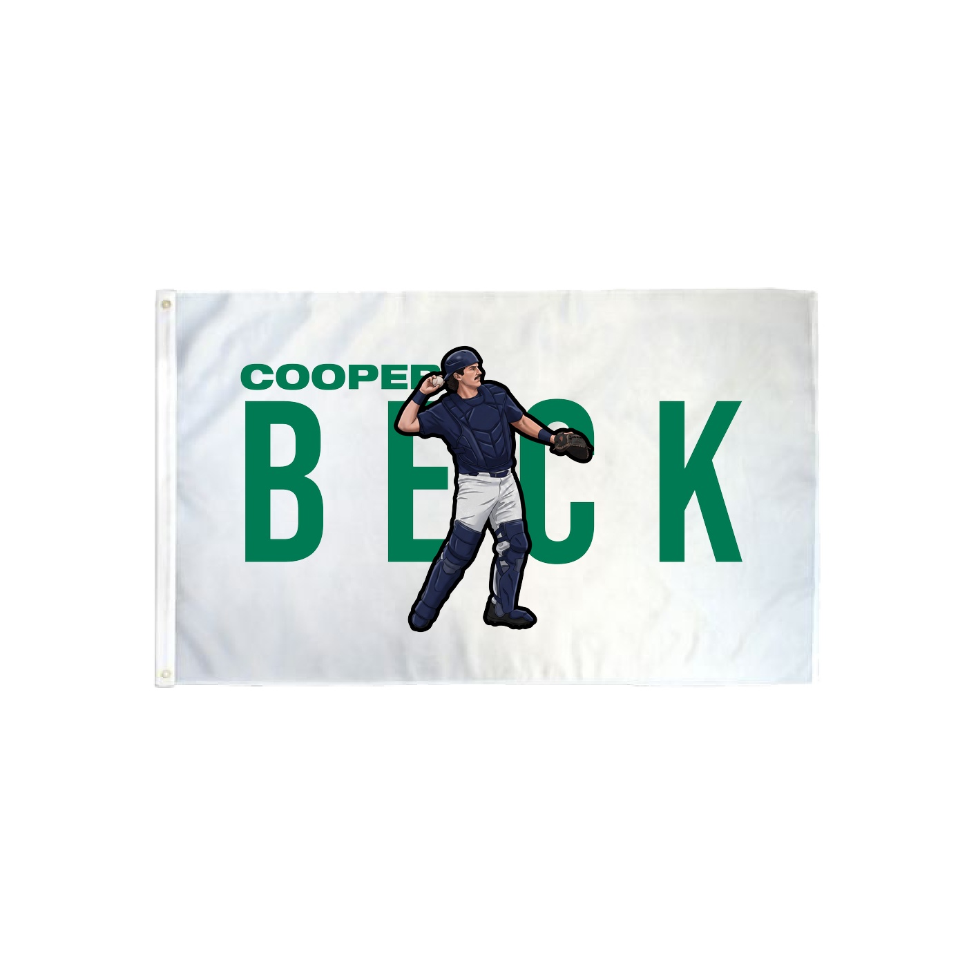 3x5 Flag — Player Name in Classic