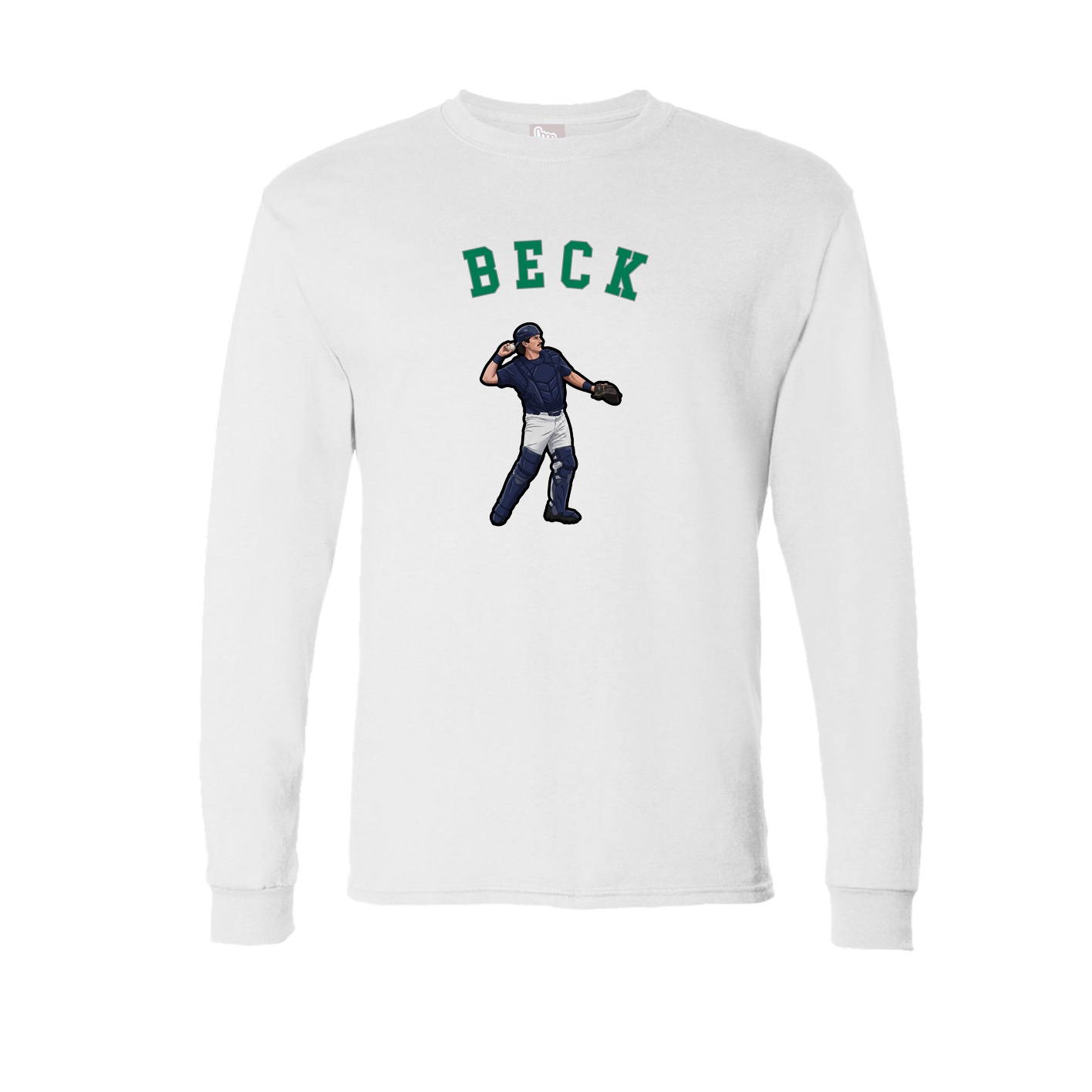 Long Sleeve Tee — Shirsey Arch in White