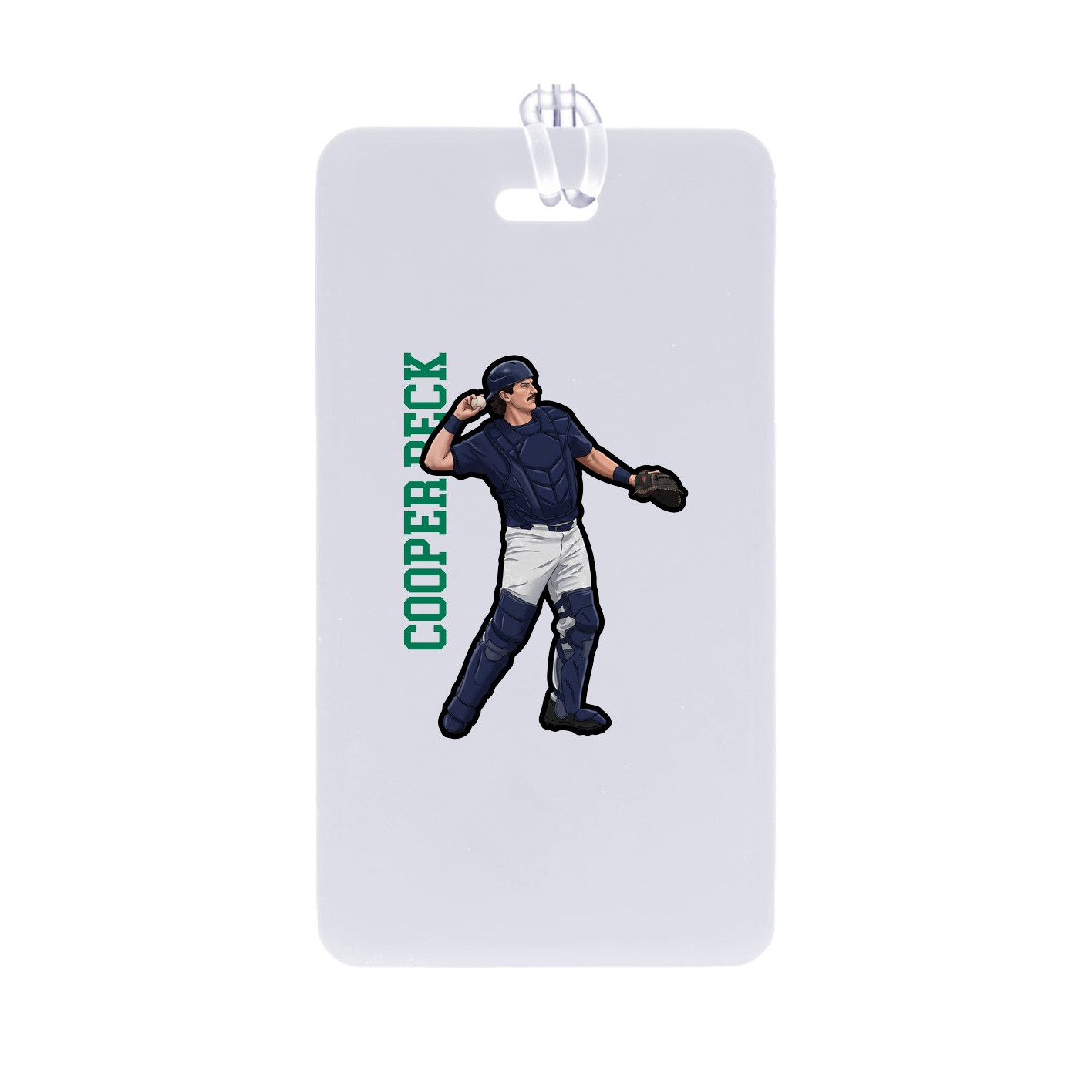 Bag Tag — Name Vertical in Classic