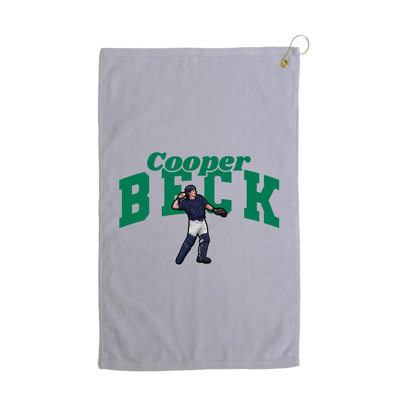 Golf Towel — Signature Arch in Grey