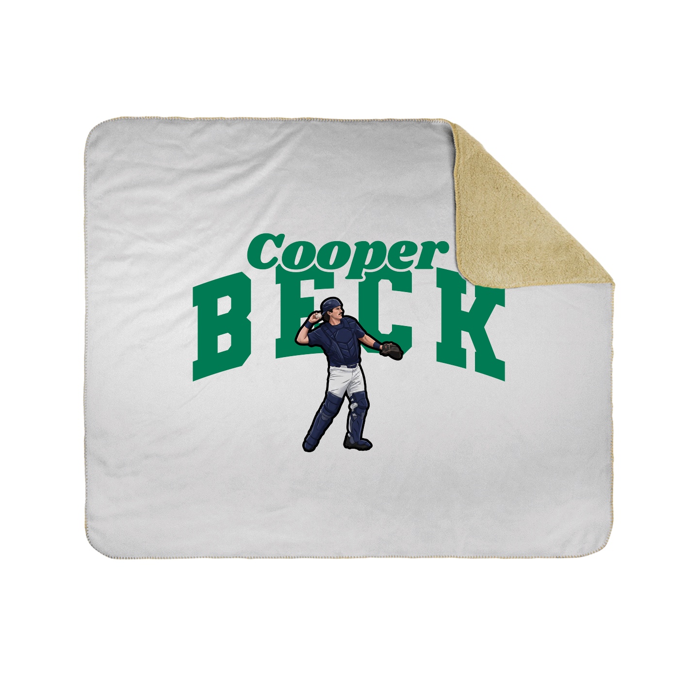 Throw Blanket — Signature Arch in White