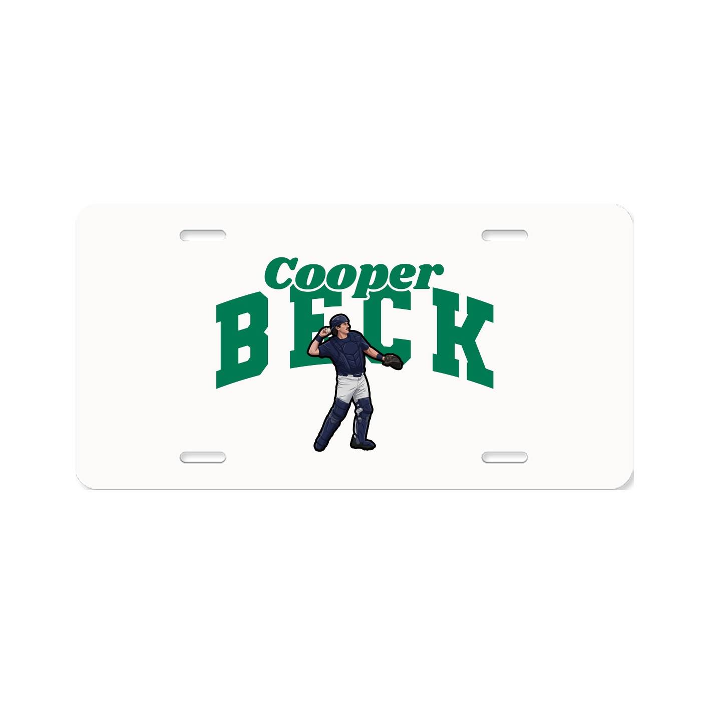 License Plate — Signature Arch in Classic