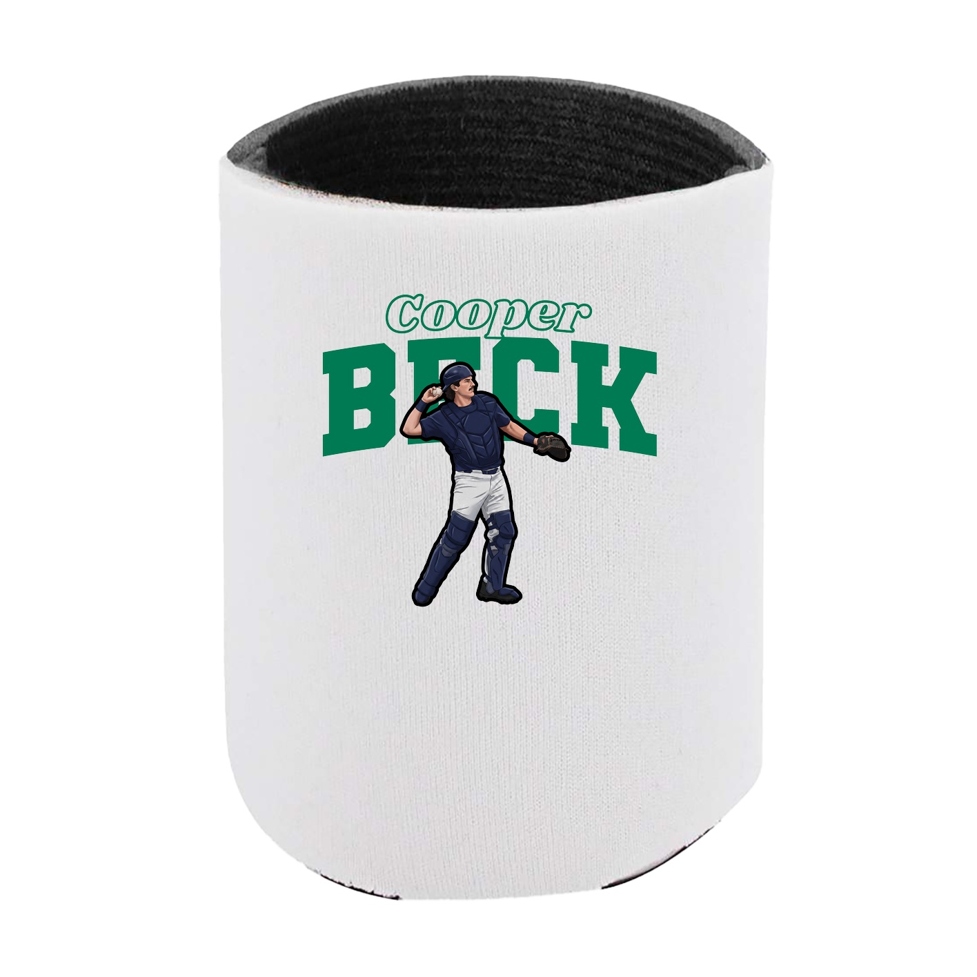 Can Holder — Name Arch in White