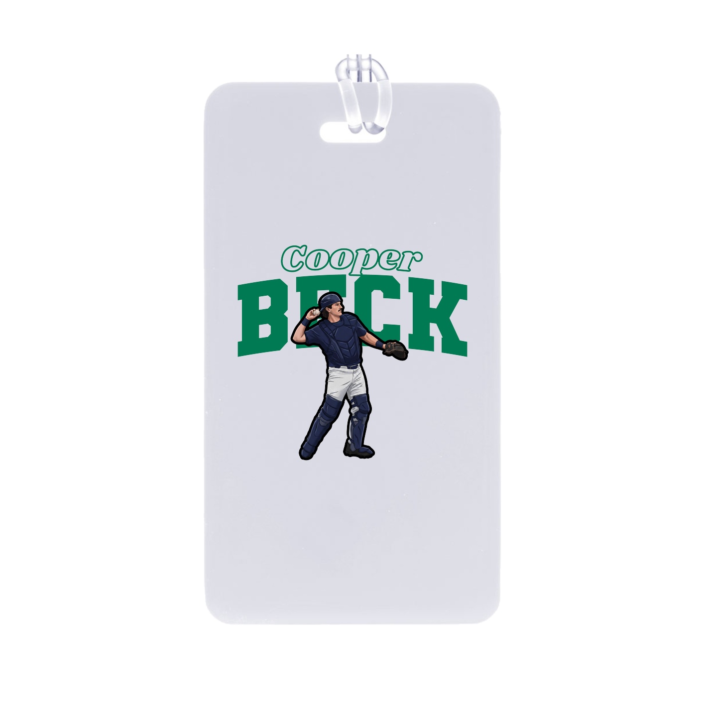 Bag Tag — Name Arch in Classic