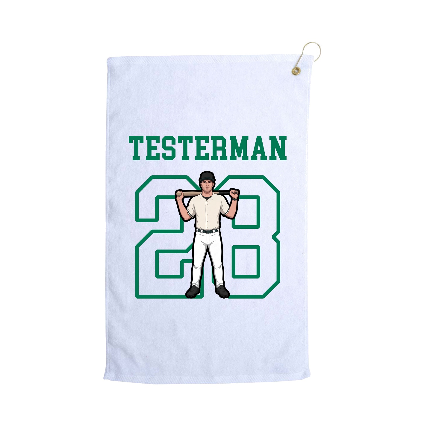 Golf Towel — Shirsey in White