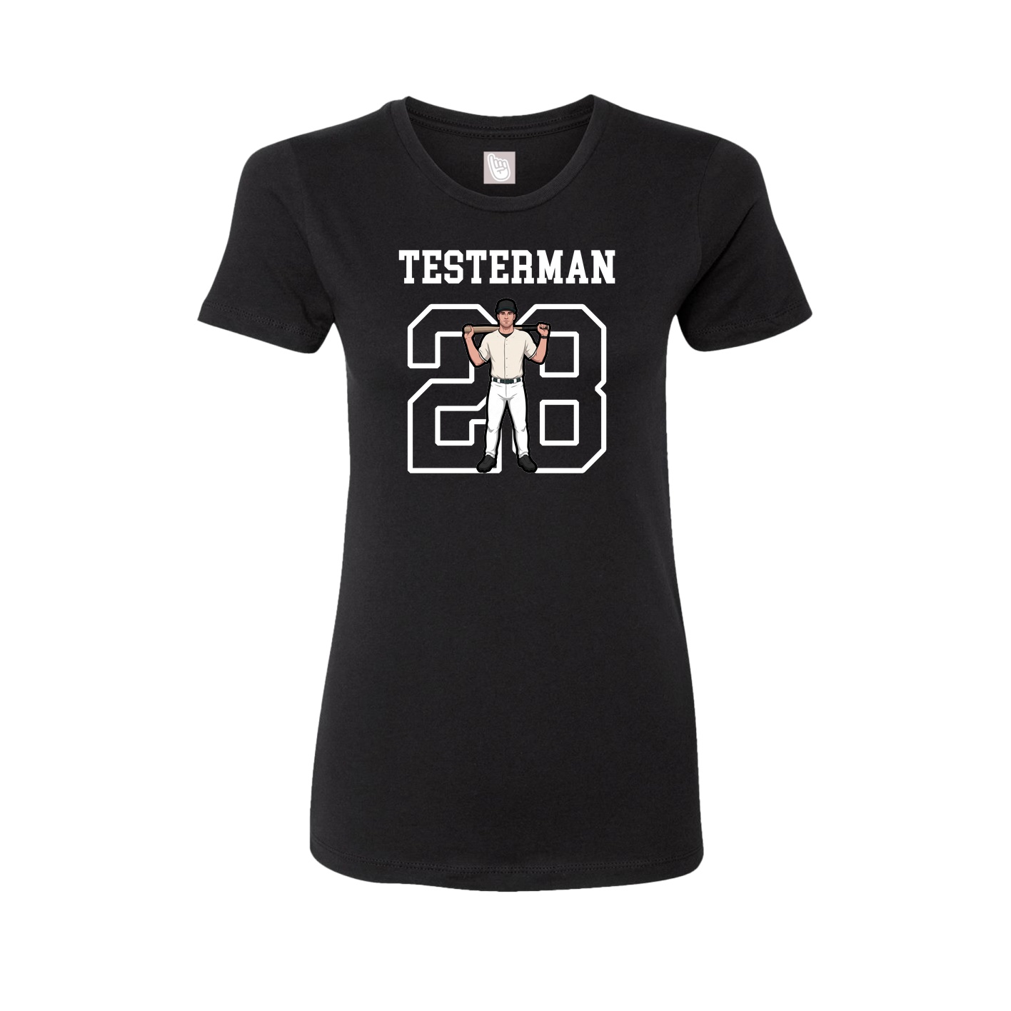 Fitted Women's Tee — Shirsey in Black